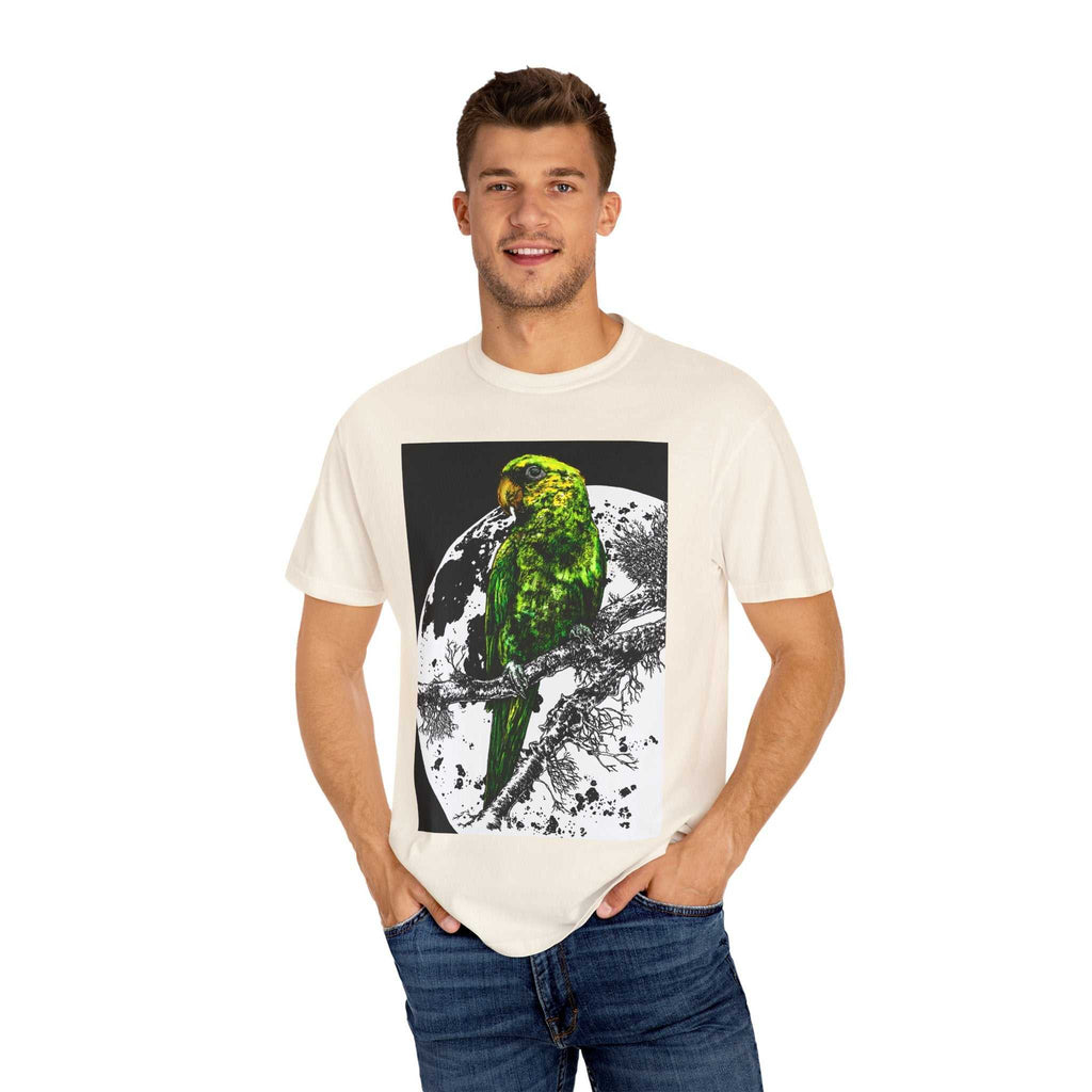 Cool Parrot in the Moonlight Unisex T-shirt