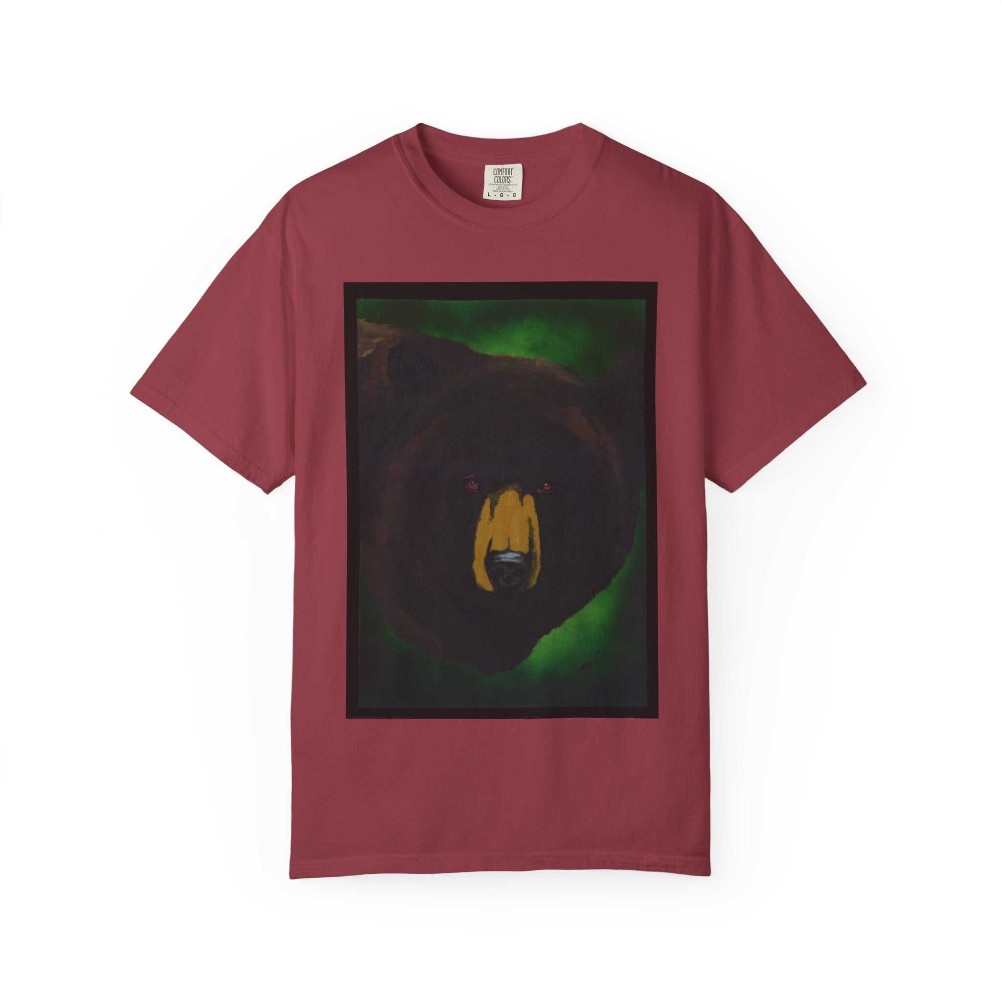 Brown Bear Unisex Garment-Dyed T-Shirt - Nature Apparel