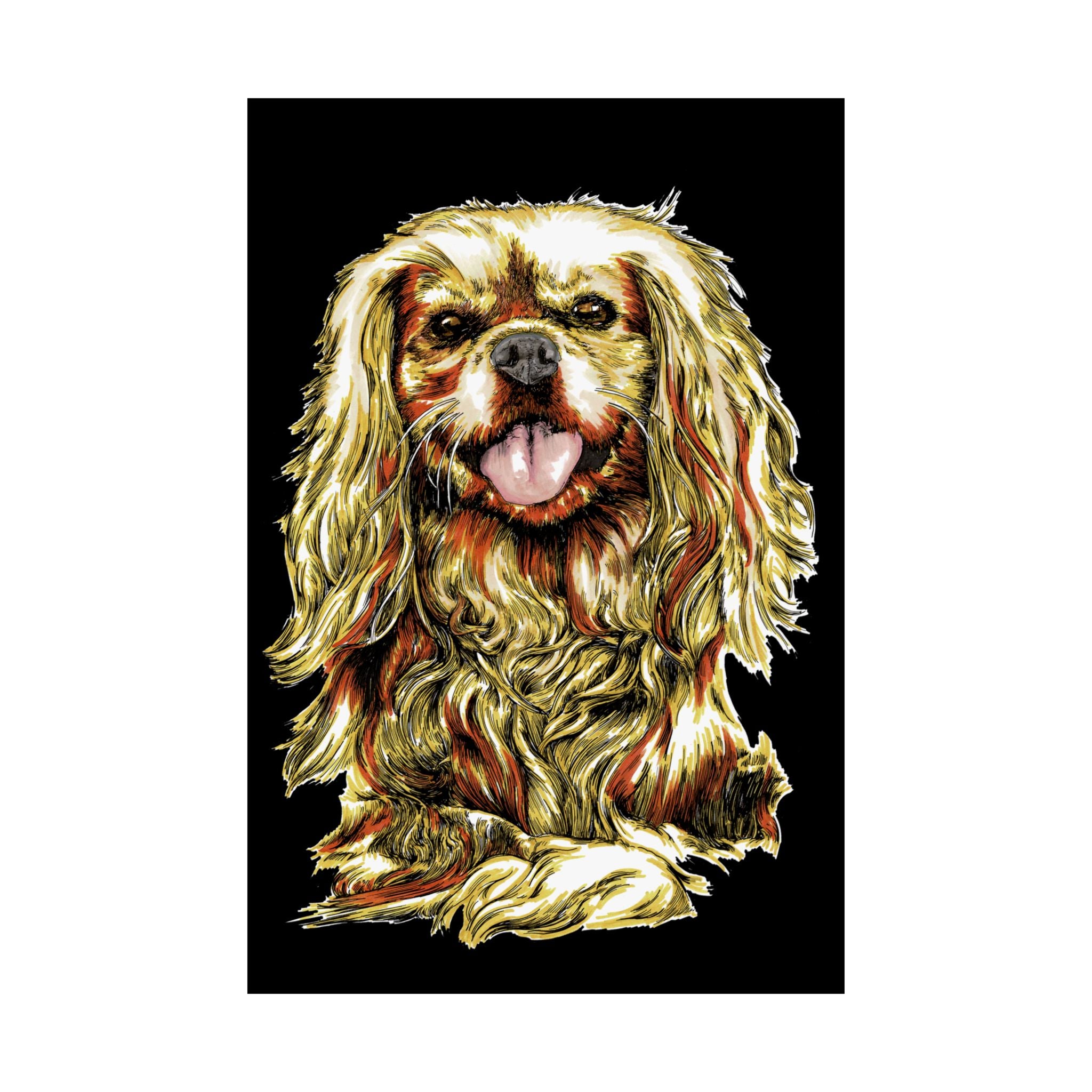 Cocker Spaniel Satin Poster - Art Print