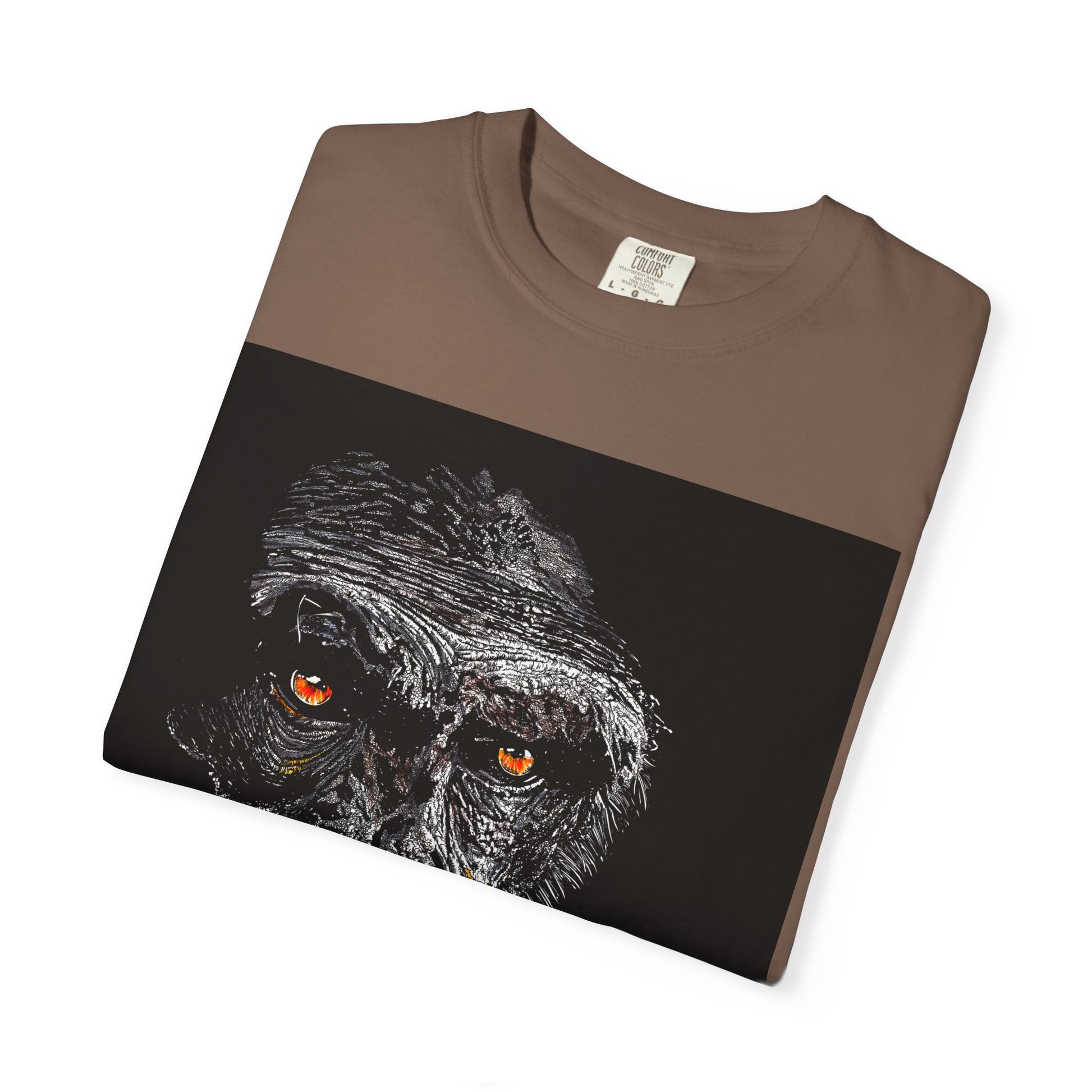 Gorilla Garment-Dyed Art T-Shirt | Unique Unisex Graphic Tee