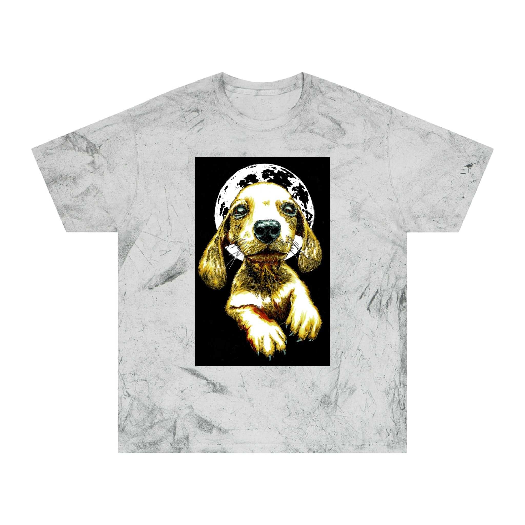 Unisex Color Blast Dog Graphic Pet Lover Tee