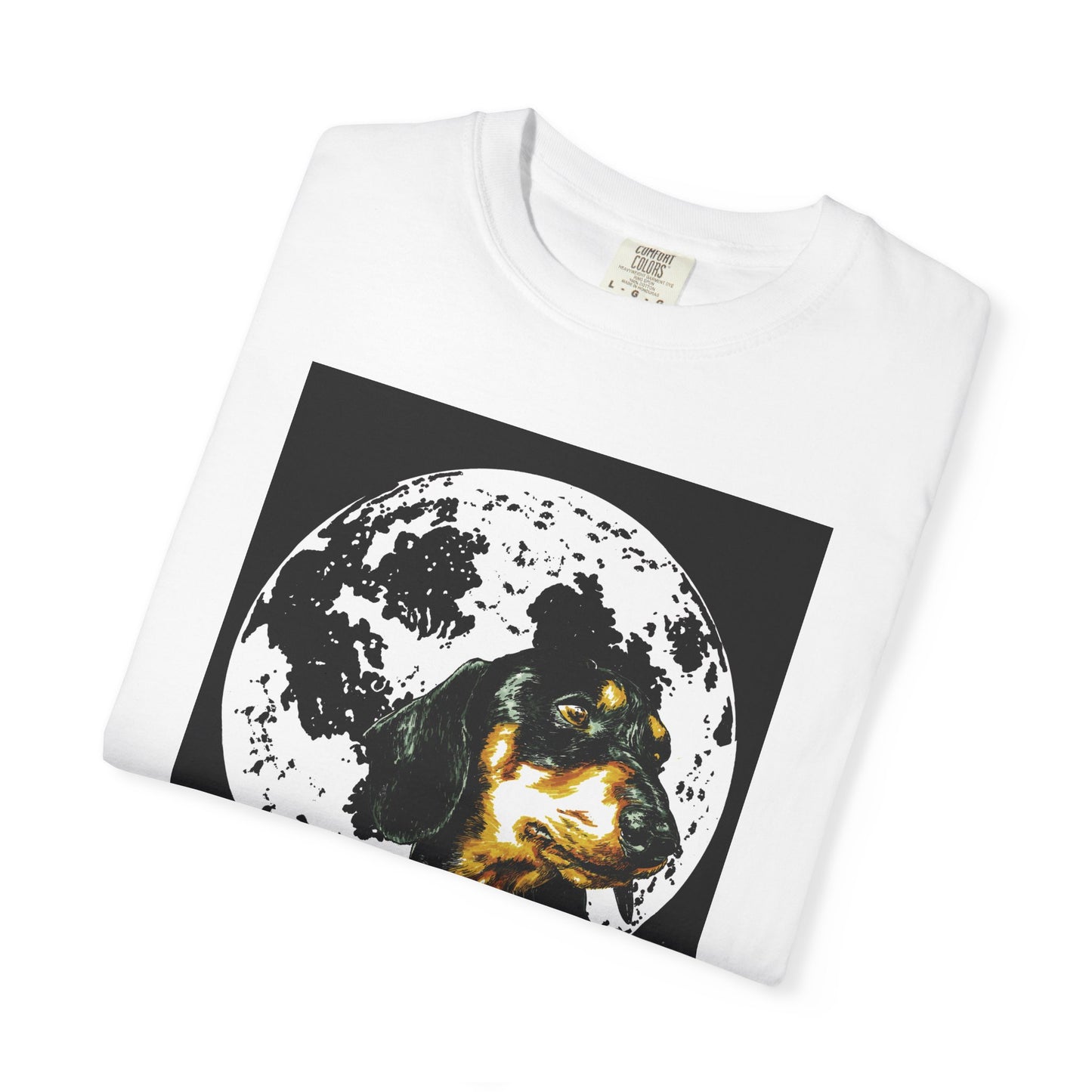 Dachshund Puppies Full Moon Dog Lovers T-Shirt