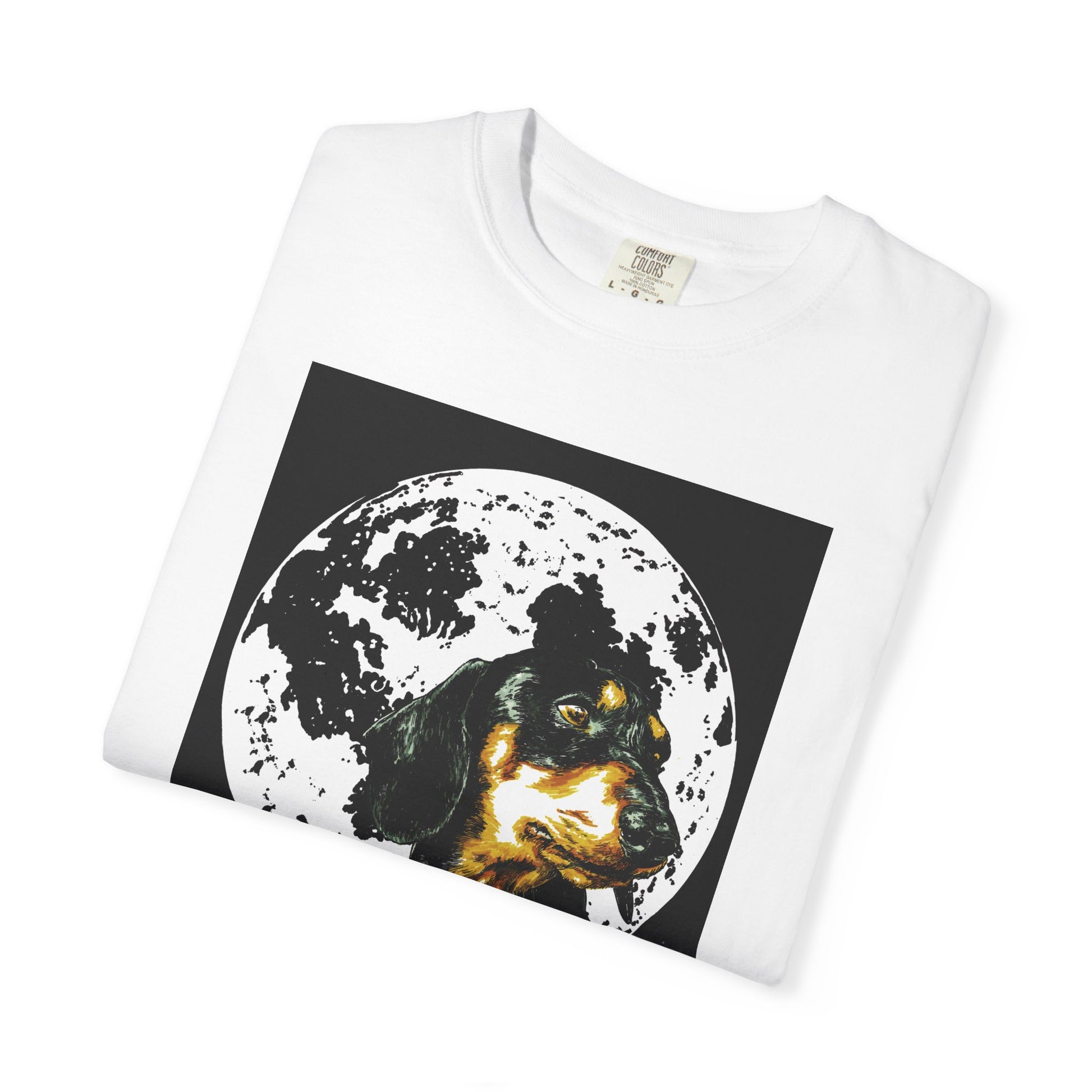 Dachshund Puppies Full Moon Dog Lovers T-Shirt