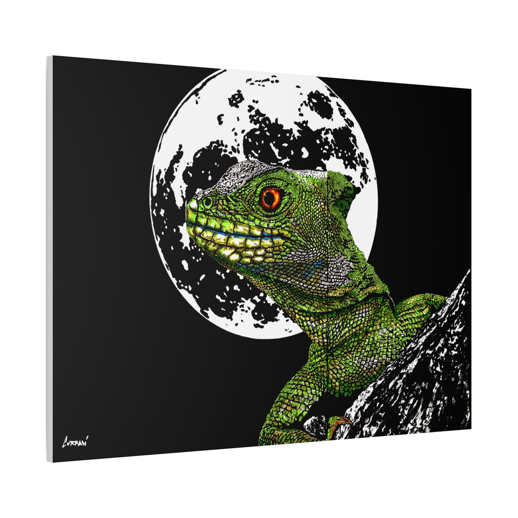 Lizard Canvas Art – Original Hand-Drawn Realistic