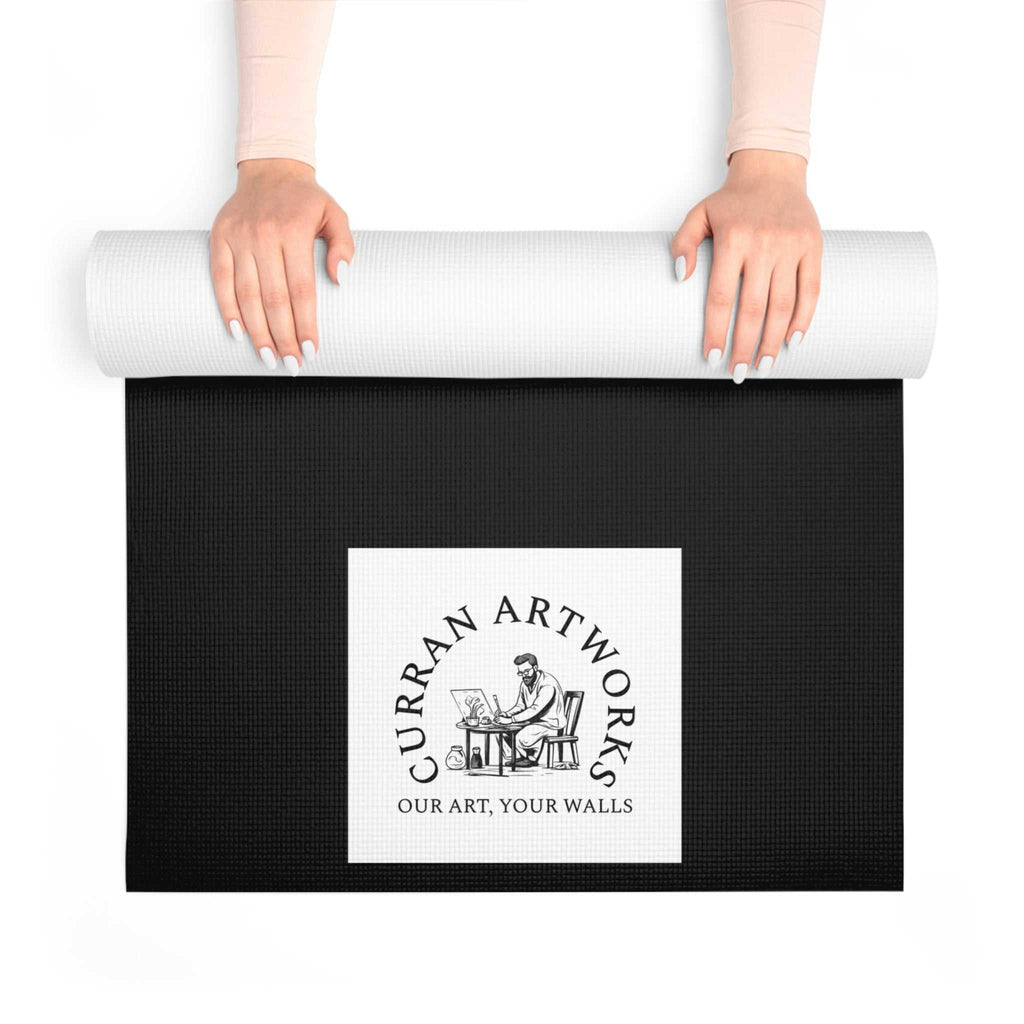 Owl Yoga Mat, Original Owl Wall Art Design, Gift for Yoga