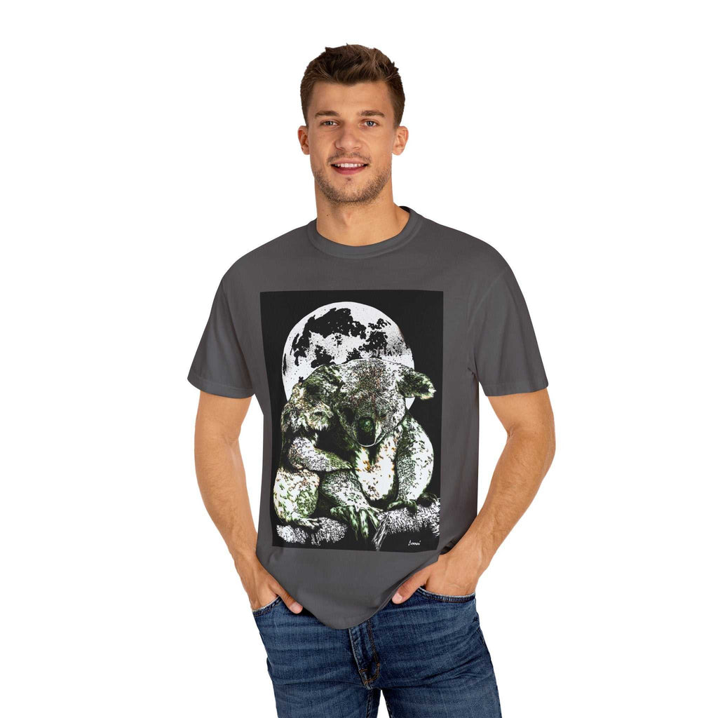 Koala T-Shirt for Nature Lovers - Unisex Garment-Dyed