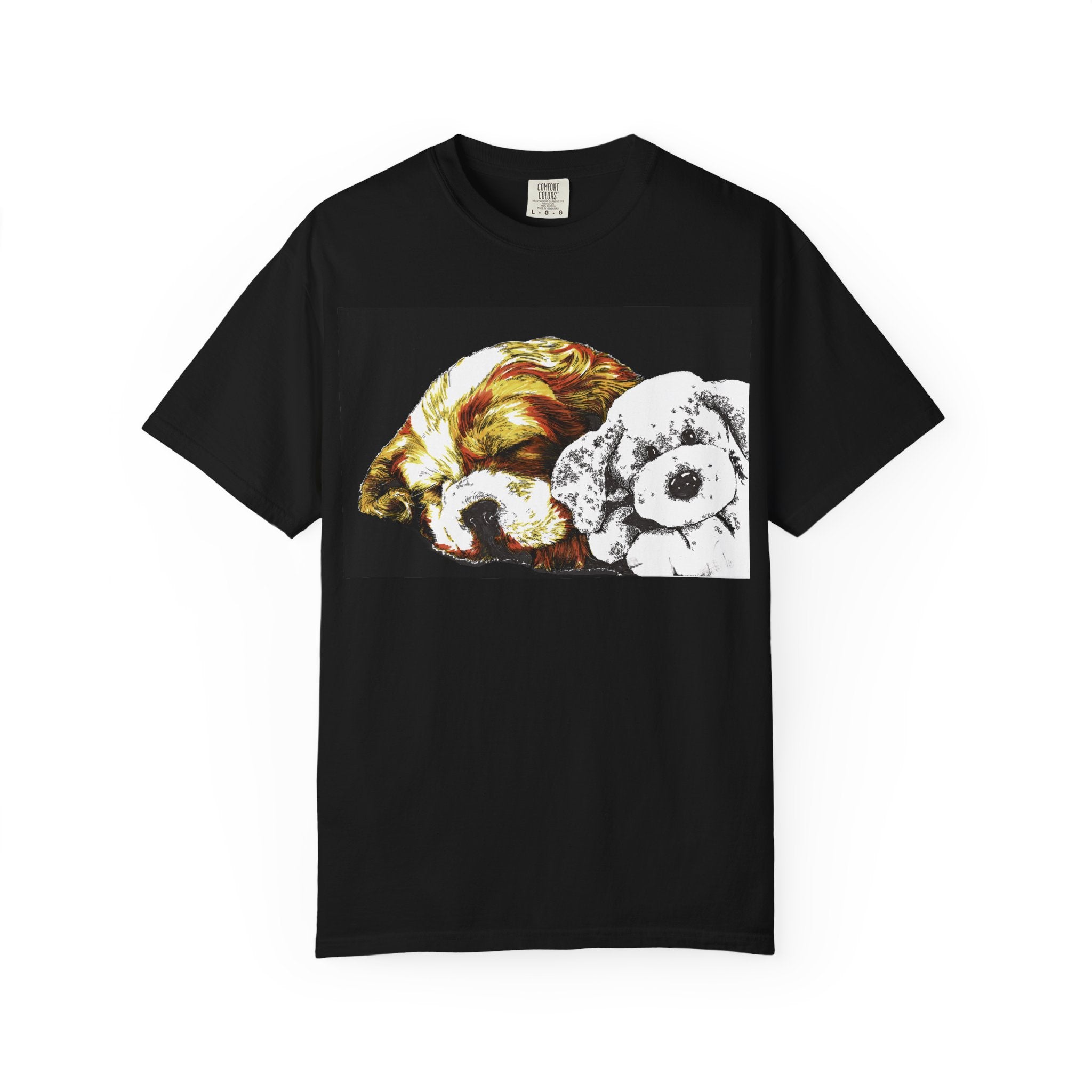 Cocker Spaniel T-shirt - Hand Drawn Art Design