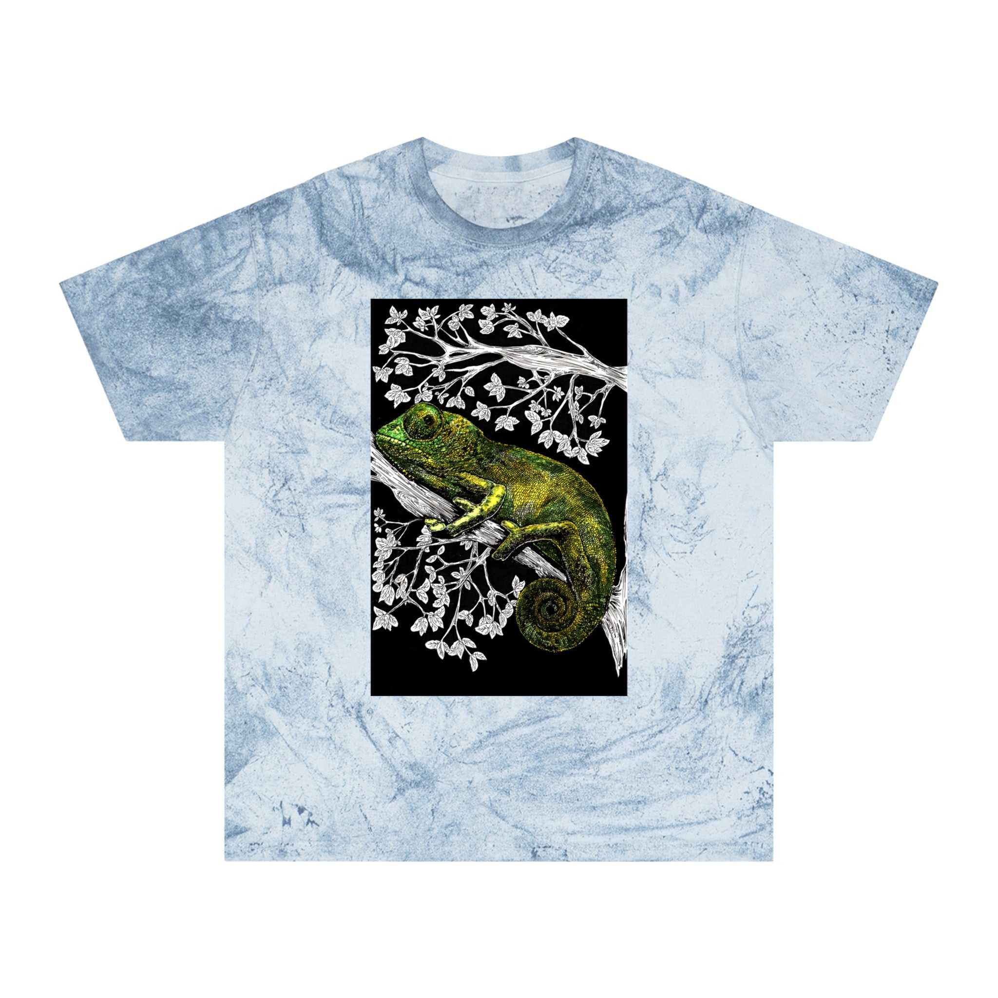 Chameleon Color Blast T-Shirt - Vibrant Nature-Inspired Tee