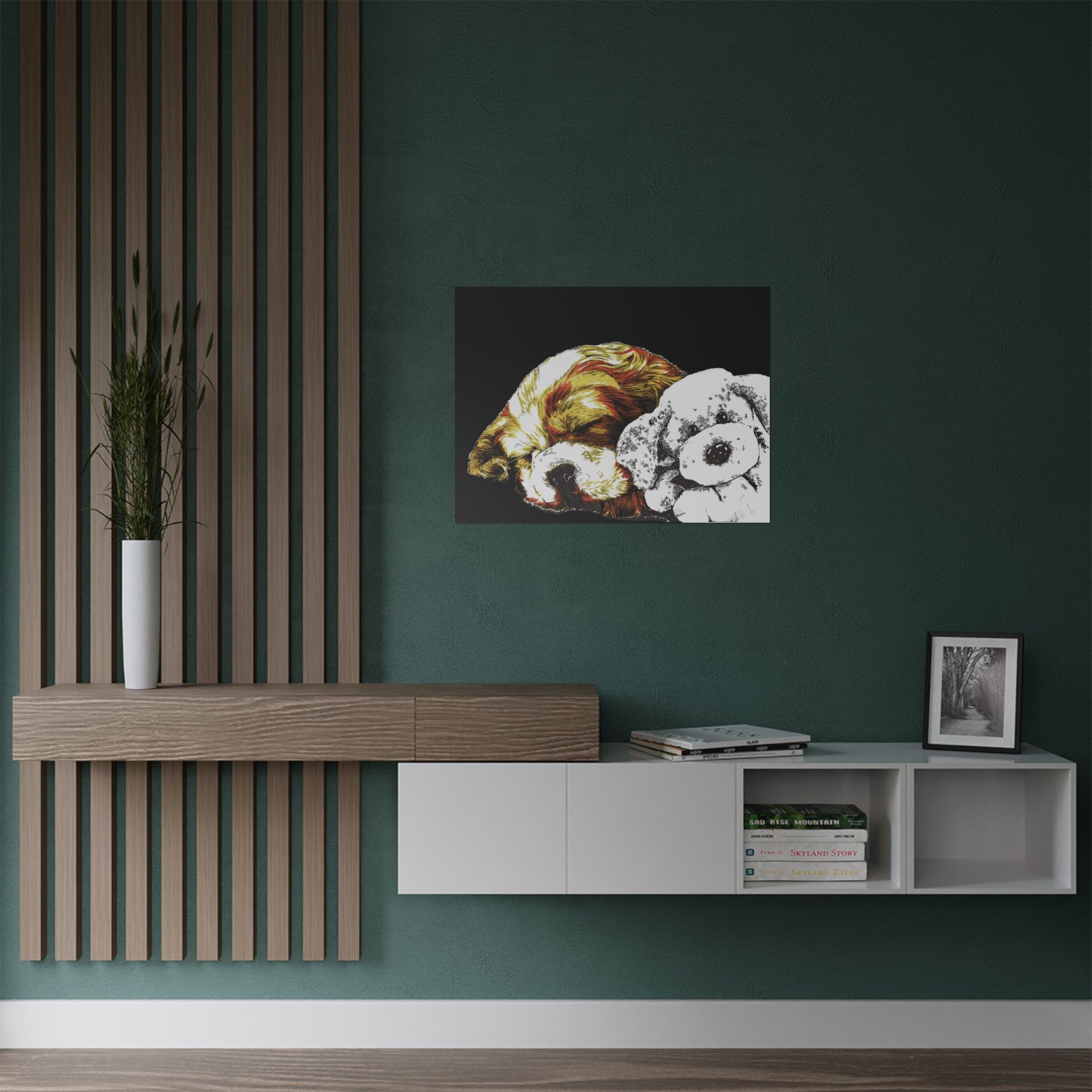 Cocker Spaniel Satin Poster - Heartwarming Dog Design