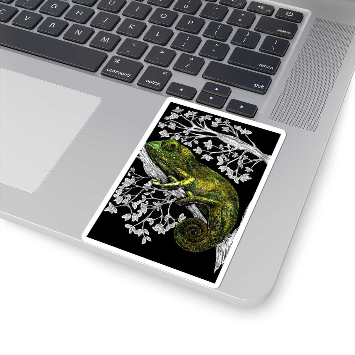 Unleash your love for nature with Vibrant Chameleon Kiss-Cut Stickers for Nature Lovers. Add a pop of color to your world today!