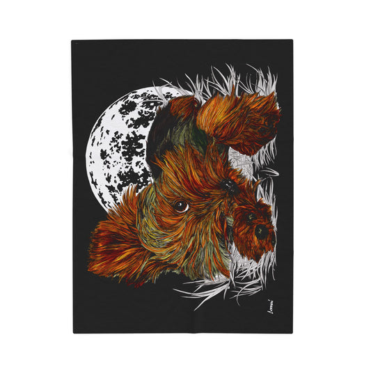 Yorkie Terrier Plush Blanket Perfect for Pet Lovers
