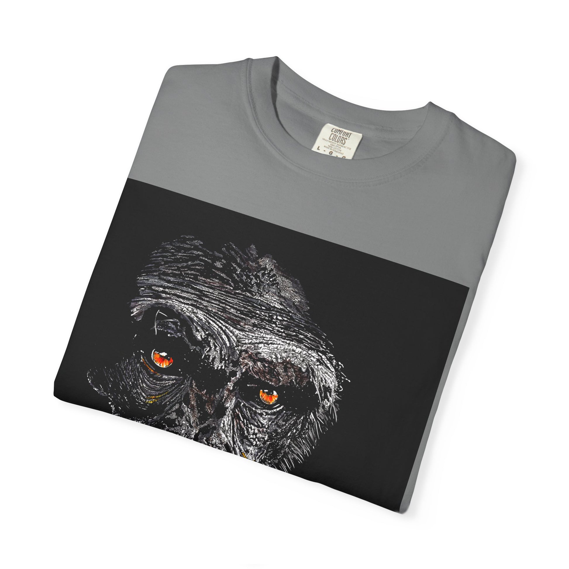 Gorilla Garment-Dyed Art T-Shirt | Unique Unisex Graphic Tee