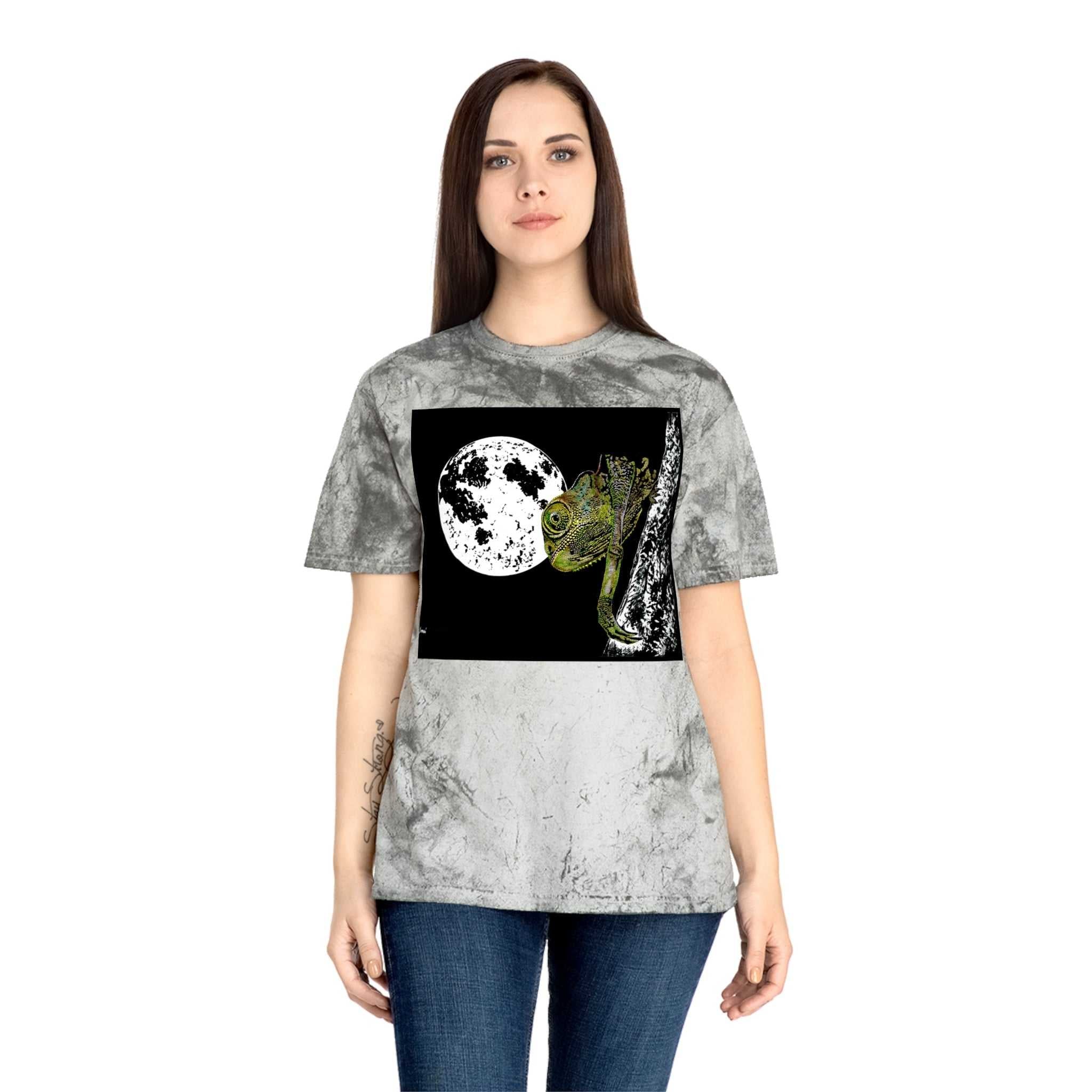 Chameleon Color Blast T-Shirt, Eco-Friendly, Nature-Inspired
