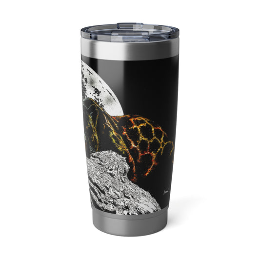 Panther Wall Art 20oz Tumbler Mug - Original Hand Drawn Design, Gift for Traveler, Vagabond Cup, Wildlife Lover, Unique Animal Print