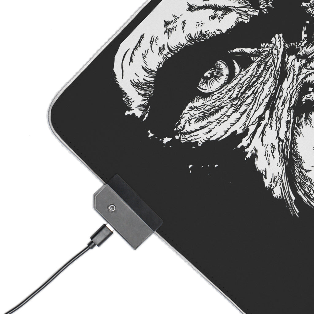 Gorilla Wild Spirit LED Gaming Mouse Pad - Gorilla Design