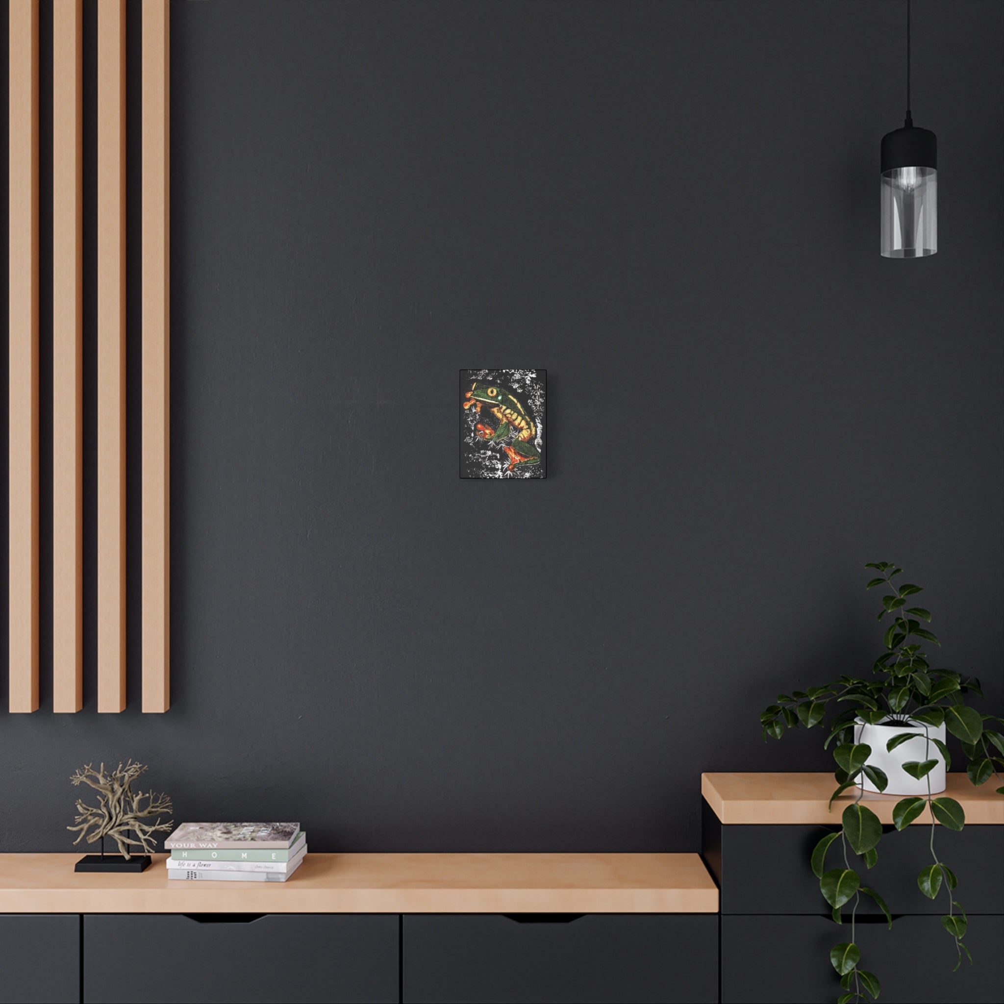 Frog Wall Art Print of the Original, hand drawn wall art