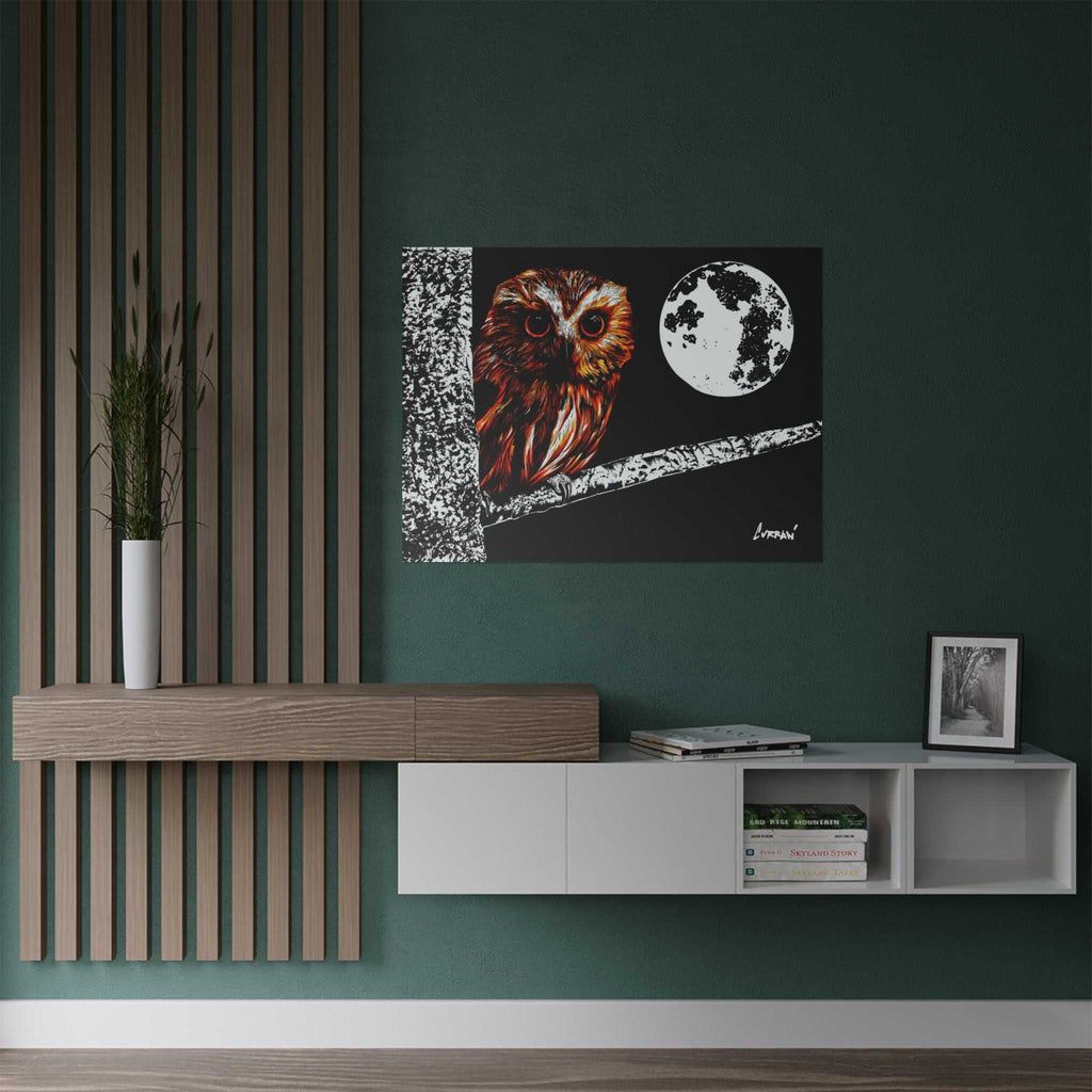 Owl Satin Poster | 300gsm Wall Art for Nature Lovers