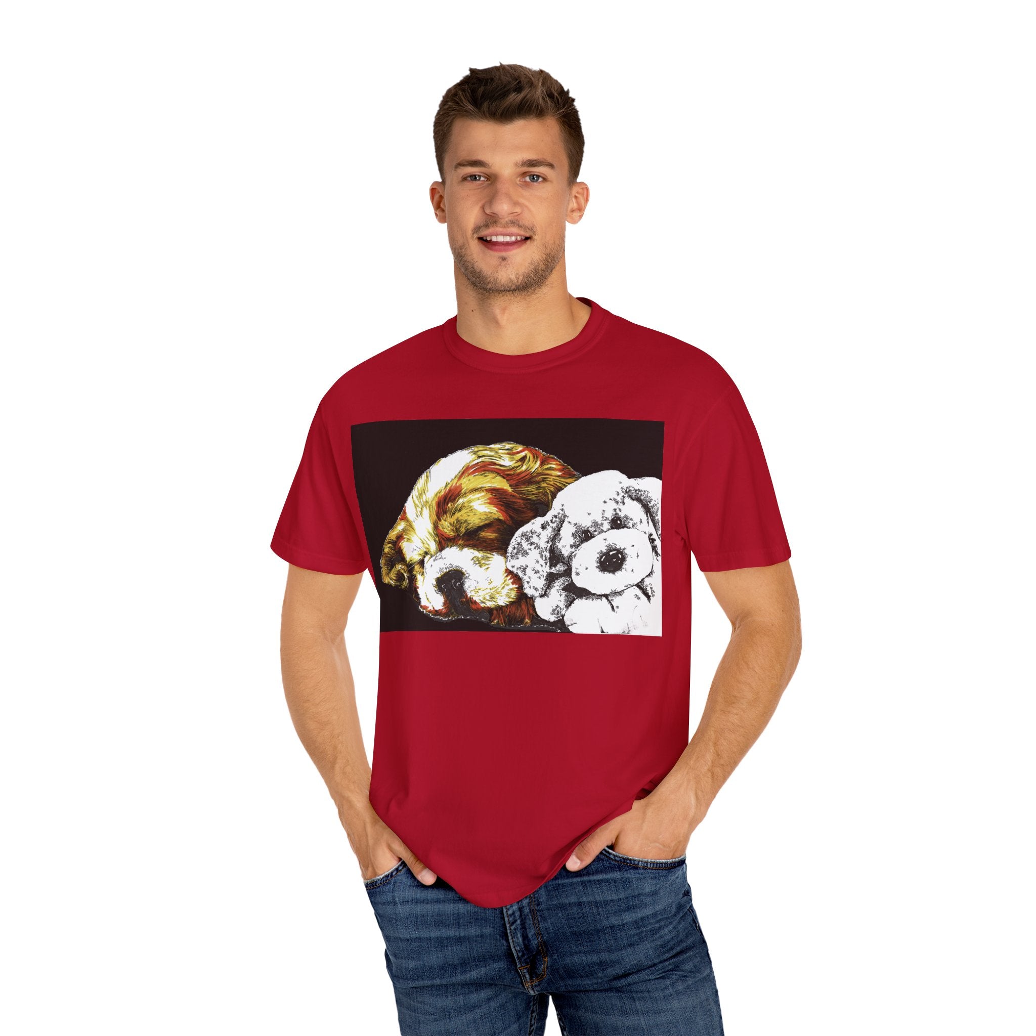 Cocker Spaniel T-shirt - Hand Drawn Art Design
