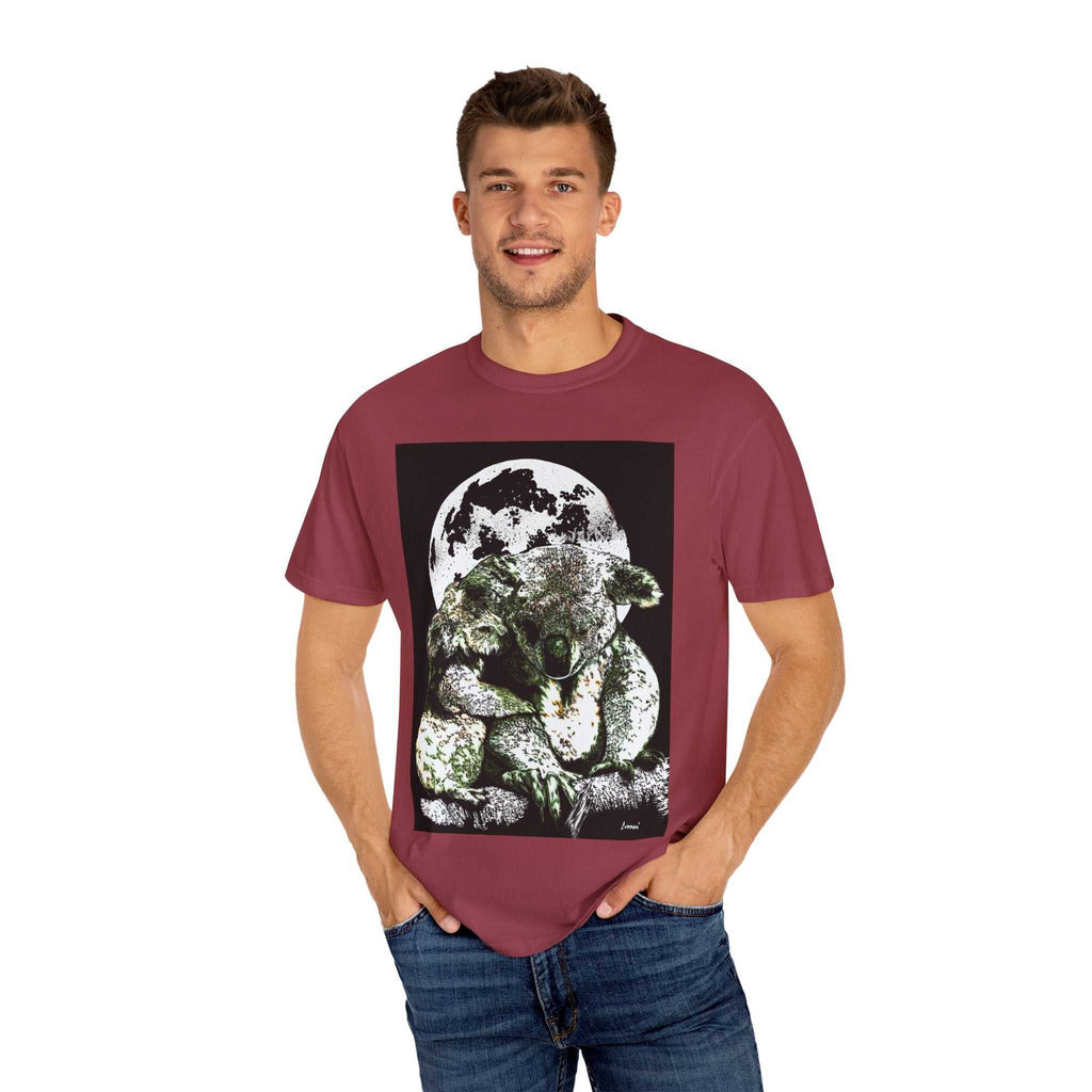 Koala T-Shirt for Nature Lovers - Unisex Garment-Dyed