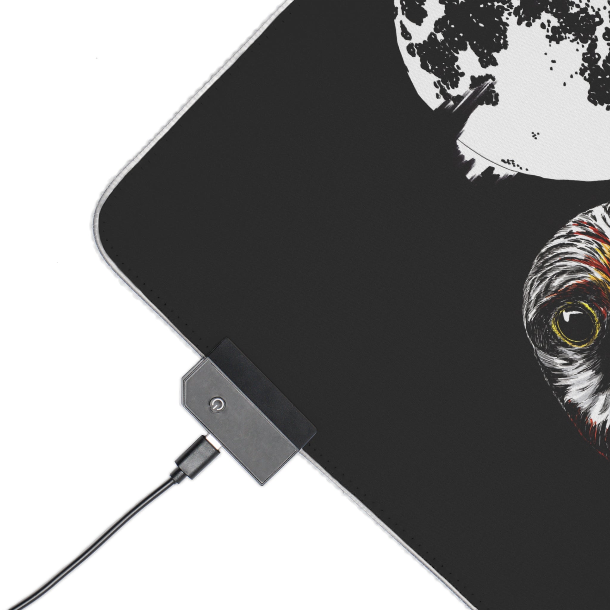 LED Gaming Mouse Pad with Hawk Design - Perfect for Gamers
