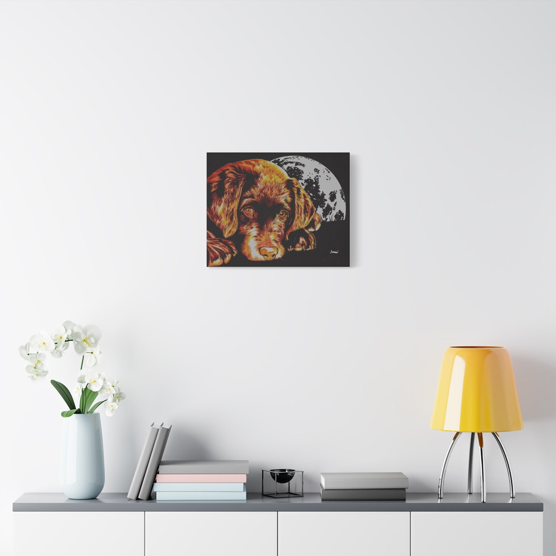 Chocolate Lab Puppy Wall Art Print of the Original