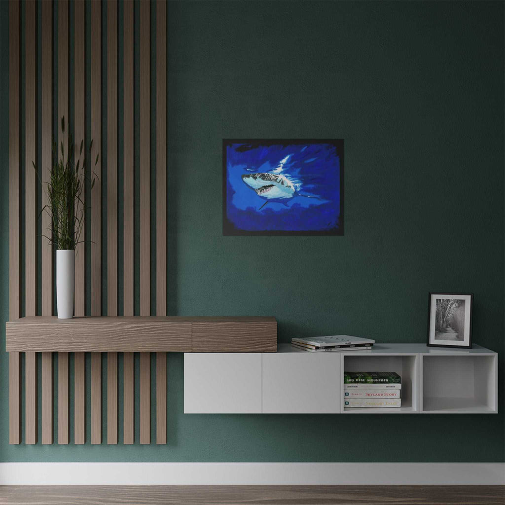 Great White Shark Satin Poster (300gsm) - Vibrant Wall Art