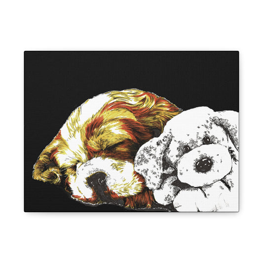 Cocker Spaniel Puppy Print, Hand-Drawn Dog Art