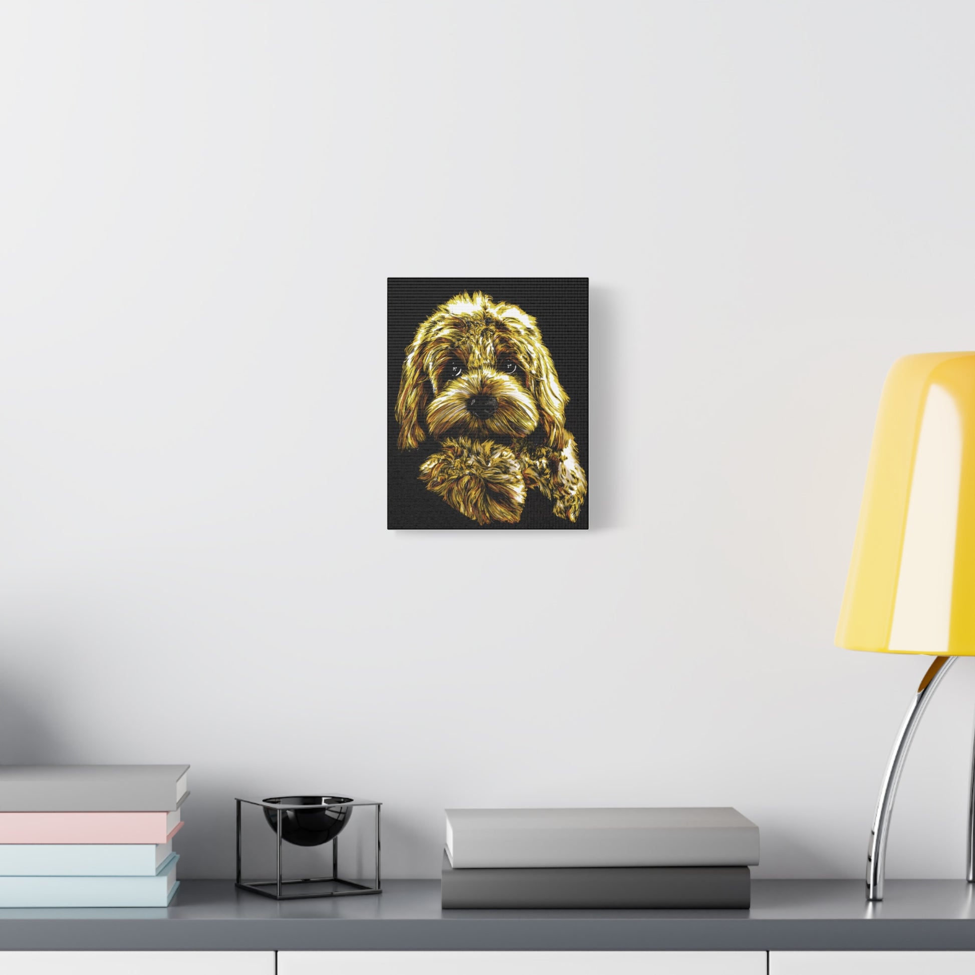 Goldendoodle Print, Hand-Drawn Original Dog Art,