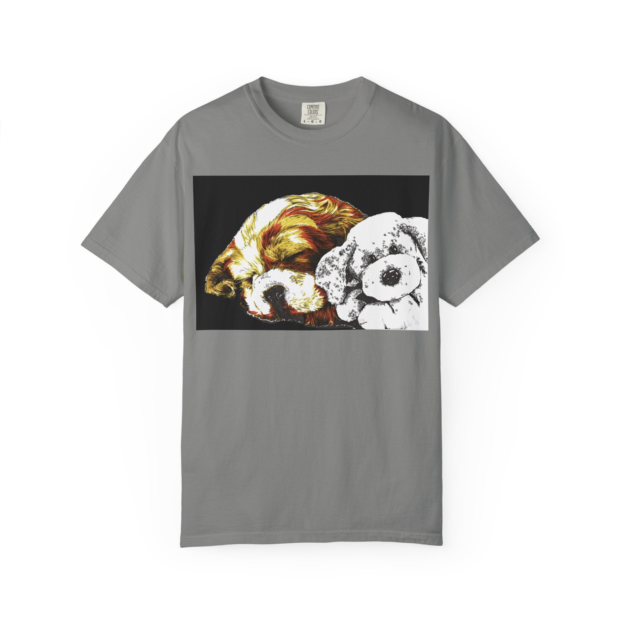 Cocker Spaniel T-shirt - Hand Drawn Art Design