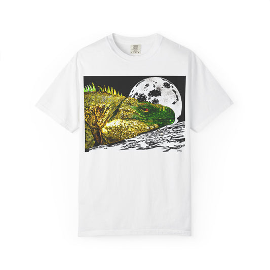 Graphic Iguana Moon Unisex T-Shirt - Nature Inspired Tee
