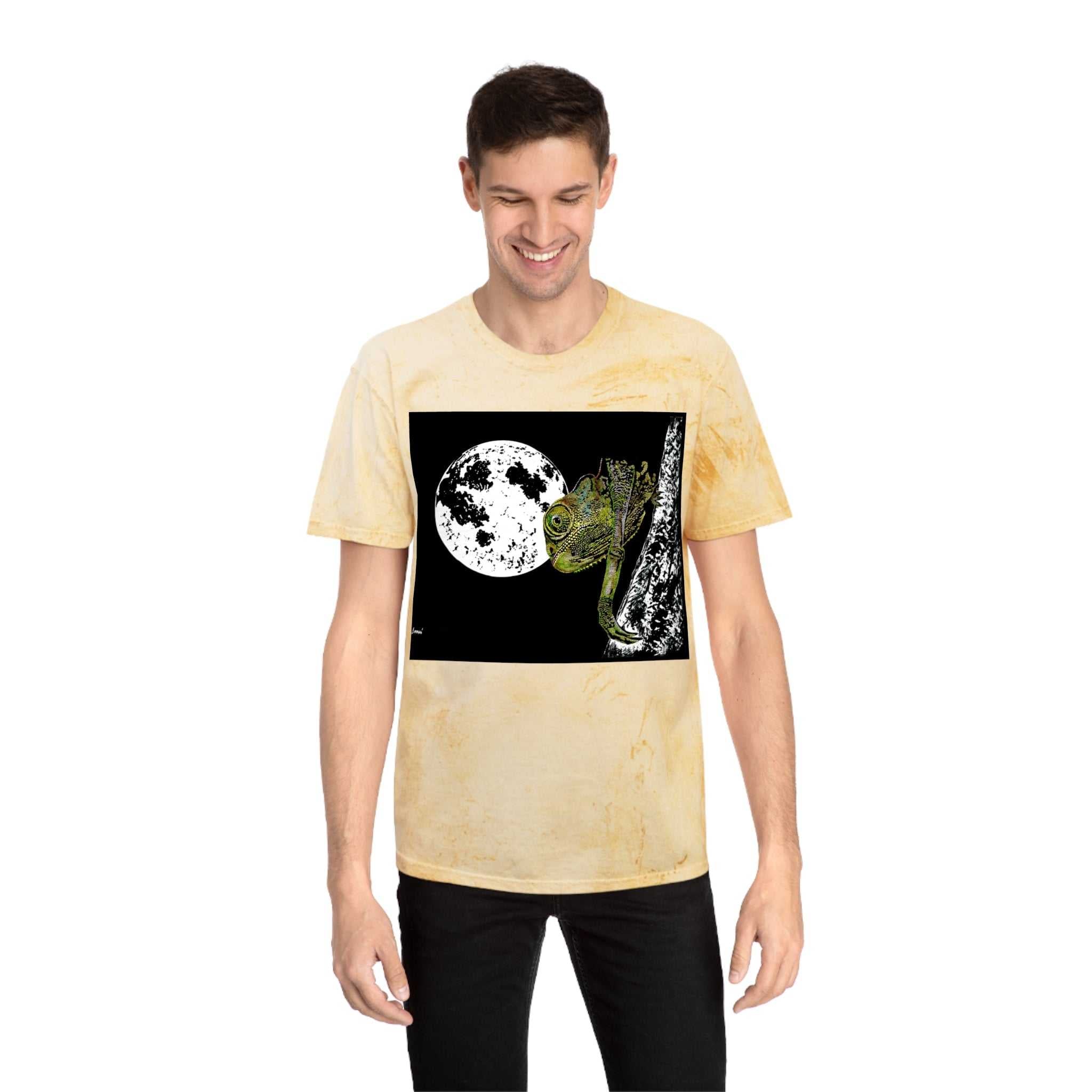 Chameleon Color Blast T-Shirt, Eco-Friendly, Nature-Inspired