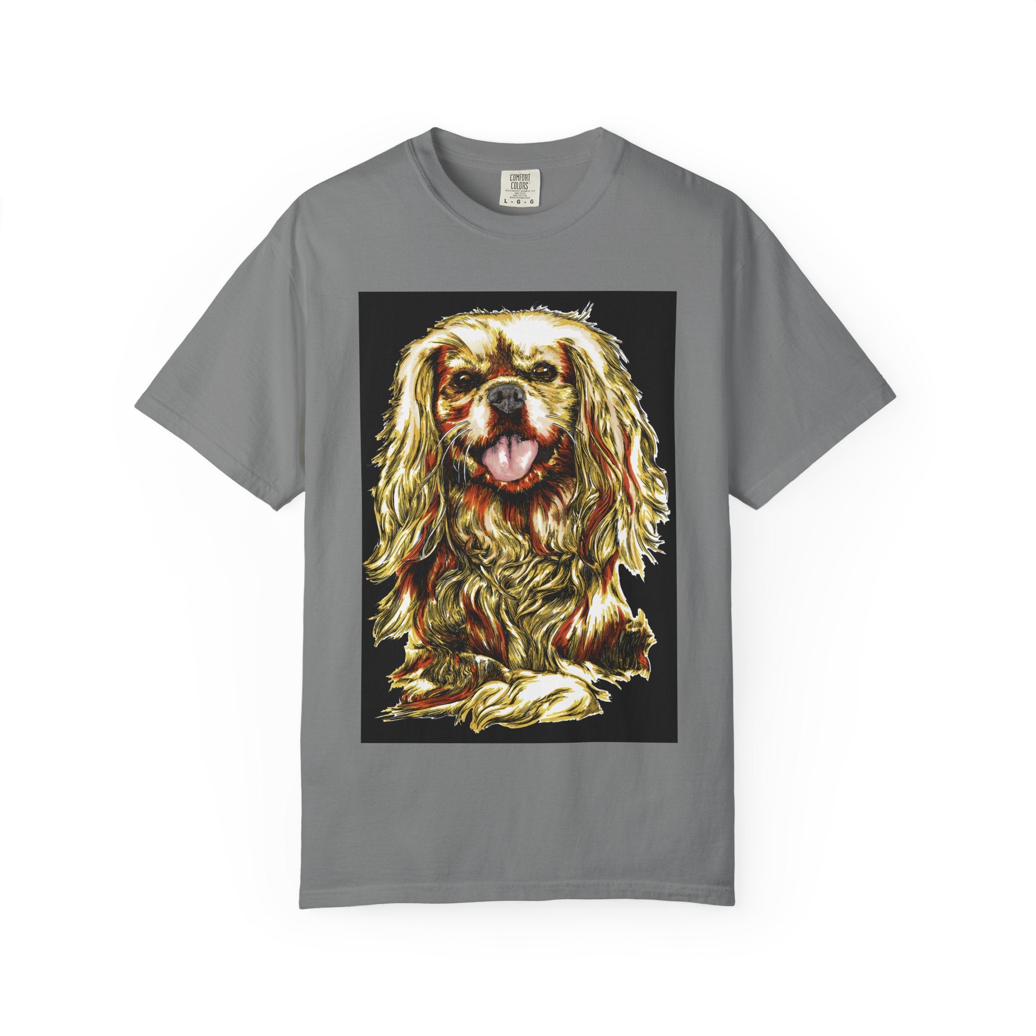 Cocker Spaniel Unisex Tee featuring Hand Drawn Art