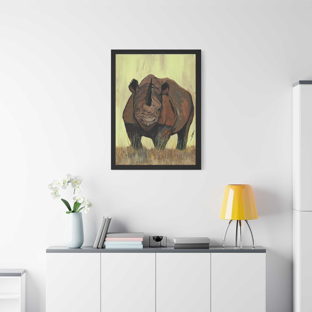 Transform your space with our stunning Rhino Wall Art Print of the Original, hand drawn wall art of a Rhino masterpiece. Elevate your décor now!