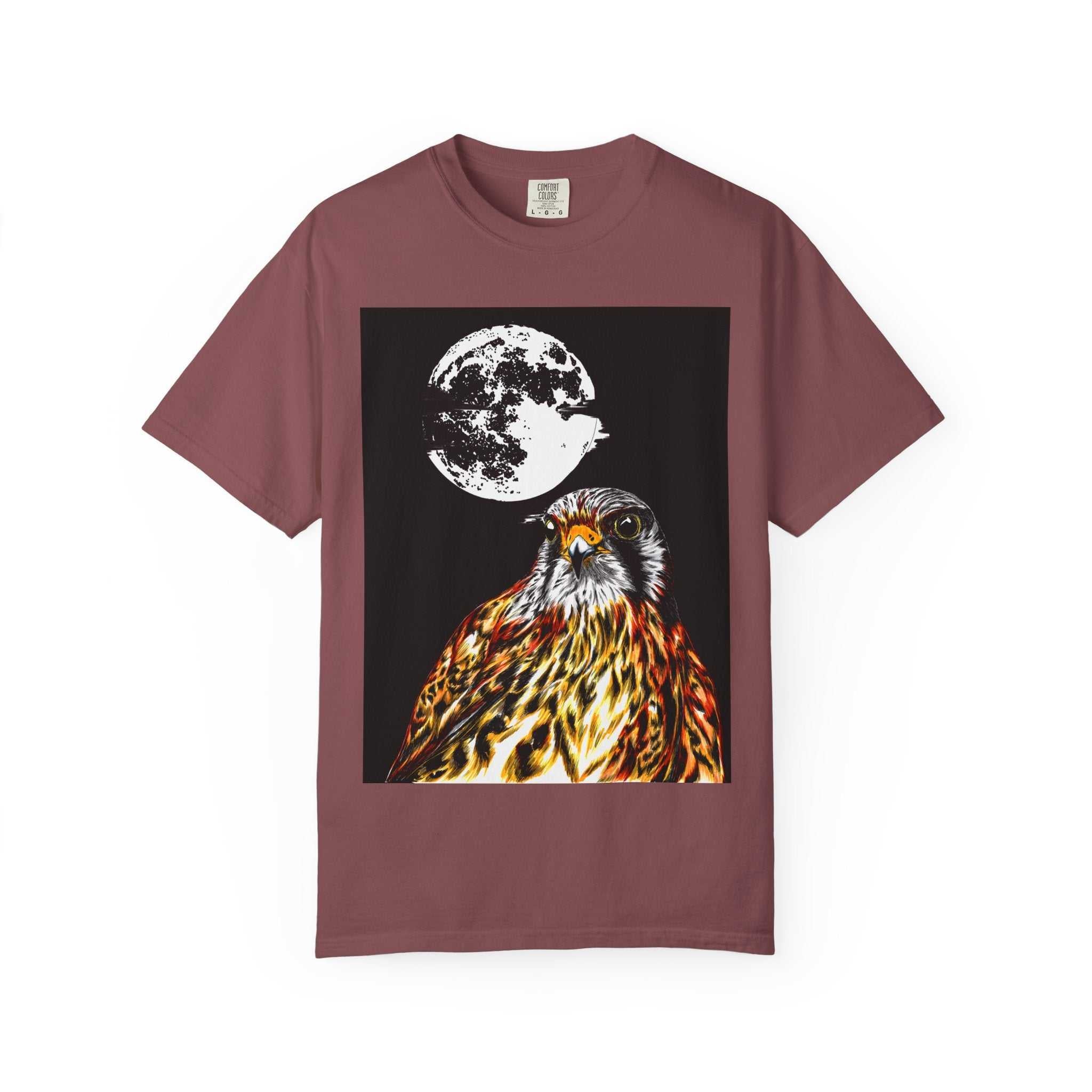 Moonlit Falcon T-Shirt featuring the Original Art