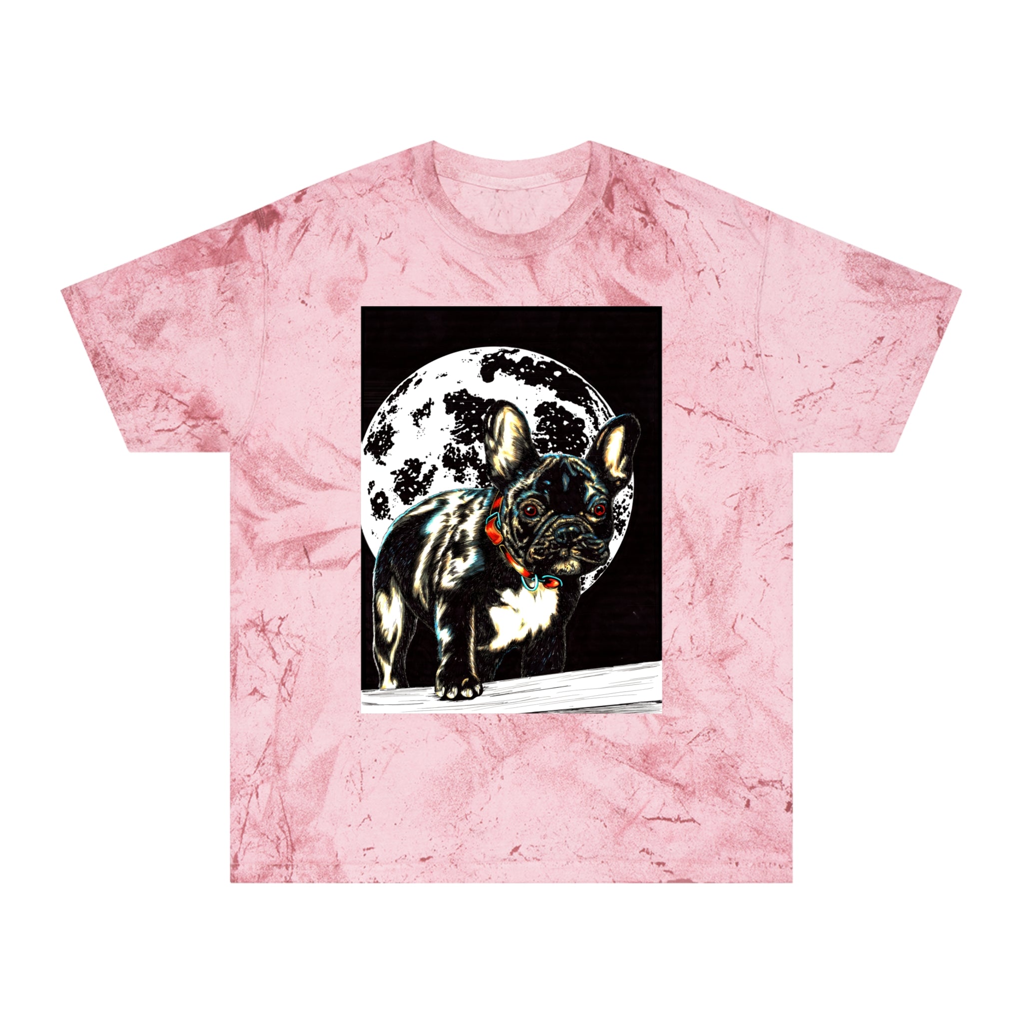 Color Blast French Bulldog T-Shirt | Unisex Moonlit Design