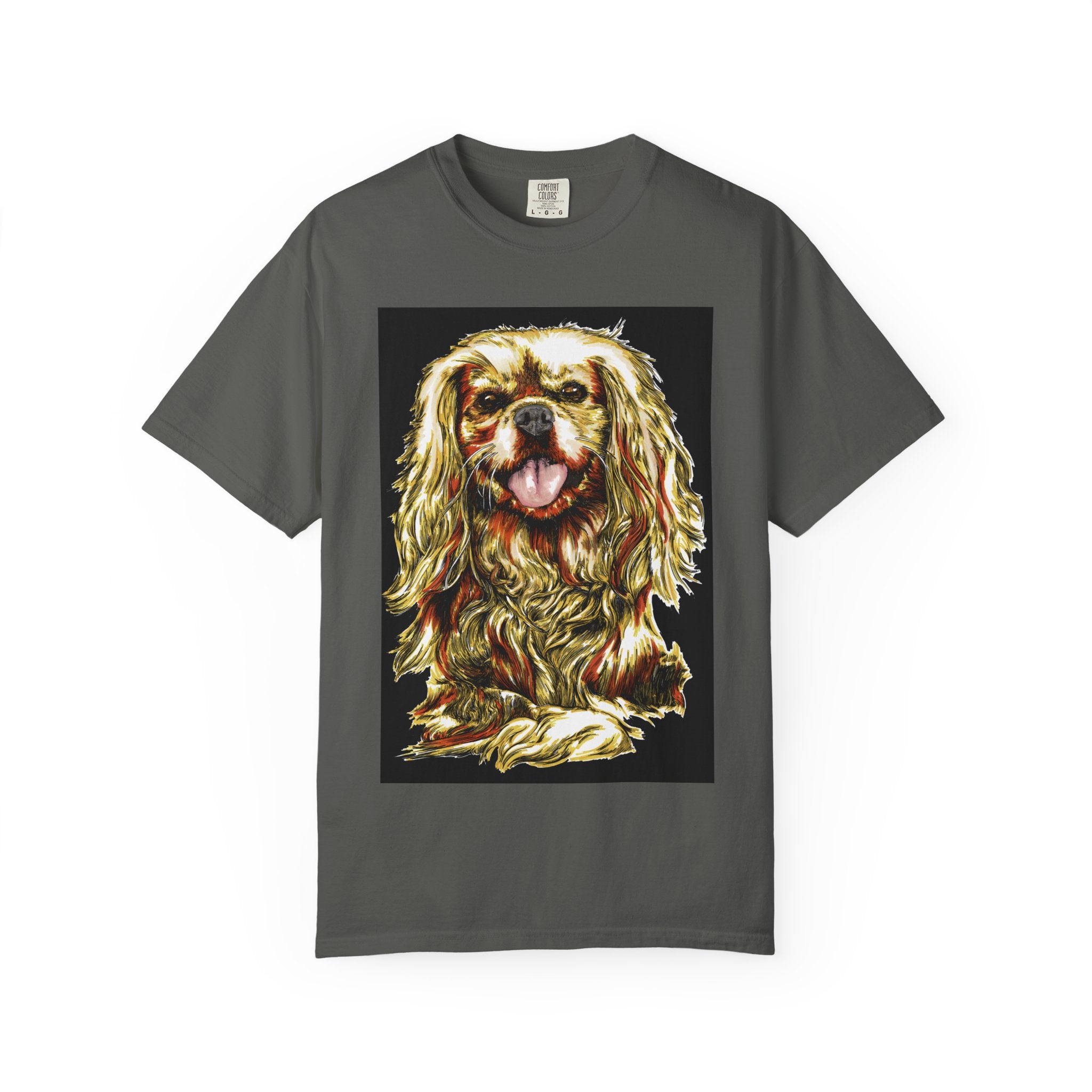 Cocker Spaniel Unisex Tee featuring Hand Drawn Art