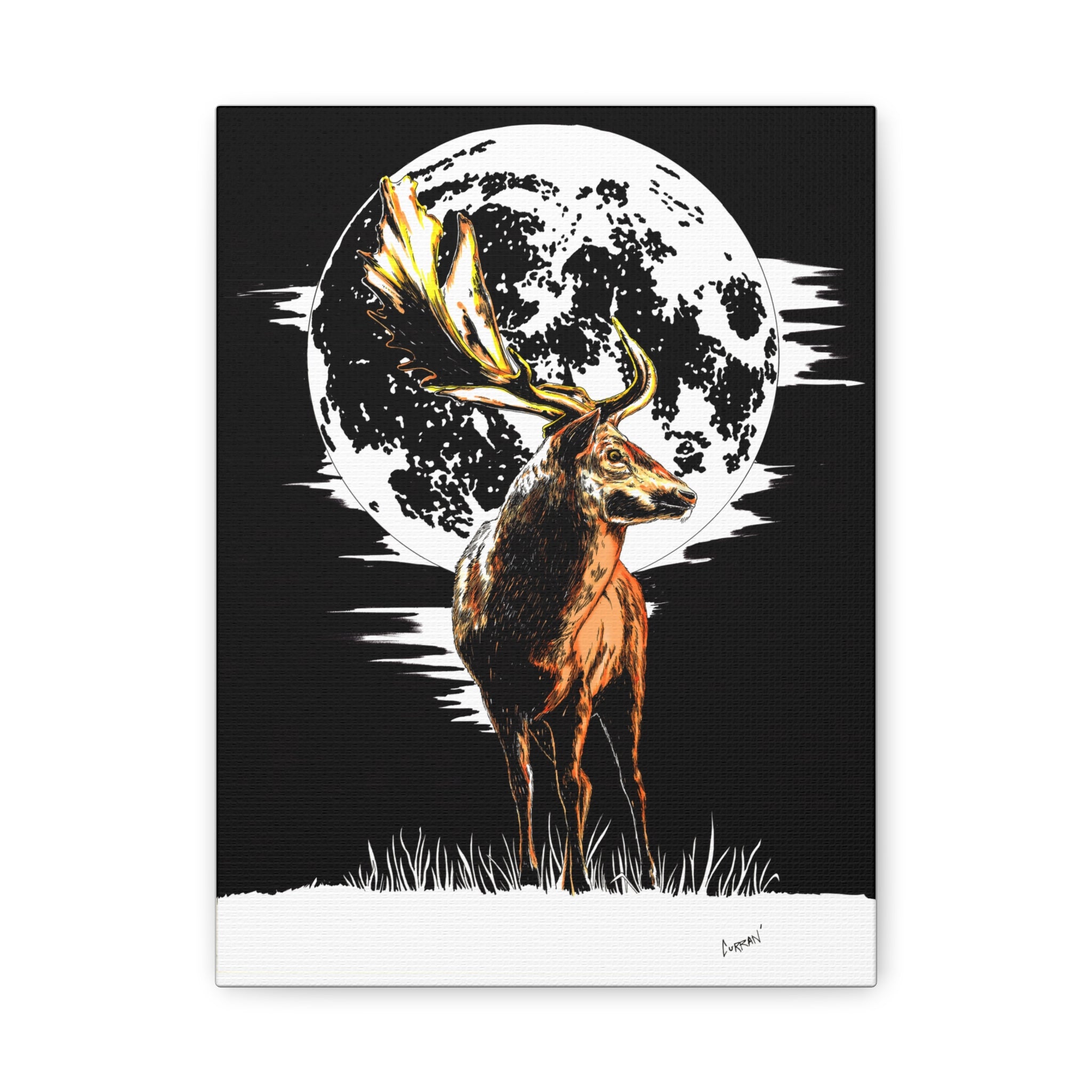 Deer Wall Art, Deer Print, Wildlife Art, Rustic Wall Decor