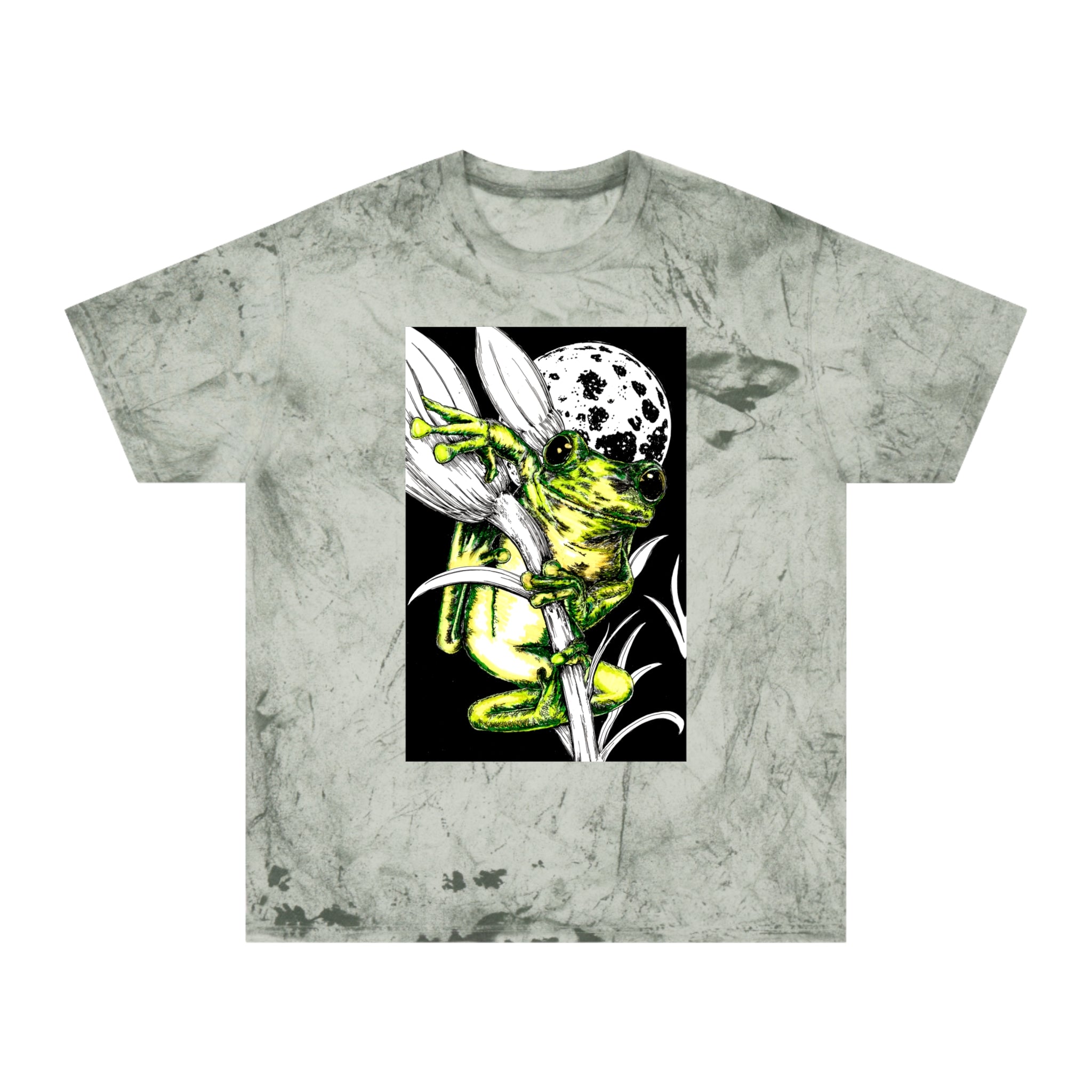 Colorful Frog Art Unisex T Shirt Vibrant Nature Design