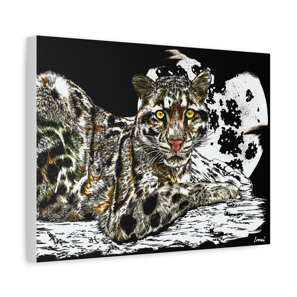 Leopard Canvas Art – Original Hand-Drawn Realistic