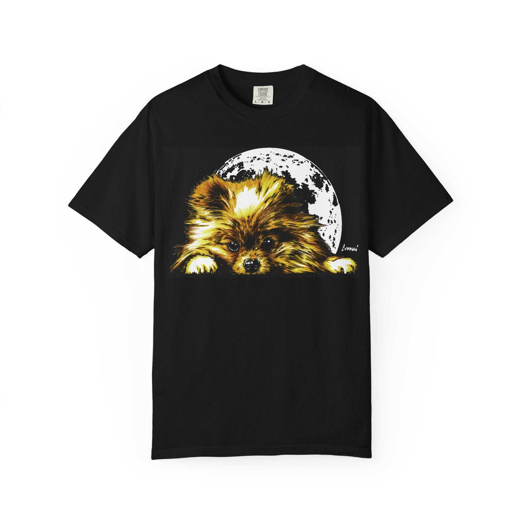 Pomeranian Unisex T-shirt - Hand Painted Art Design