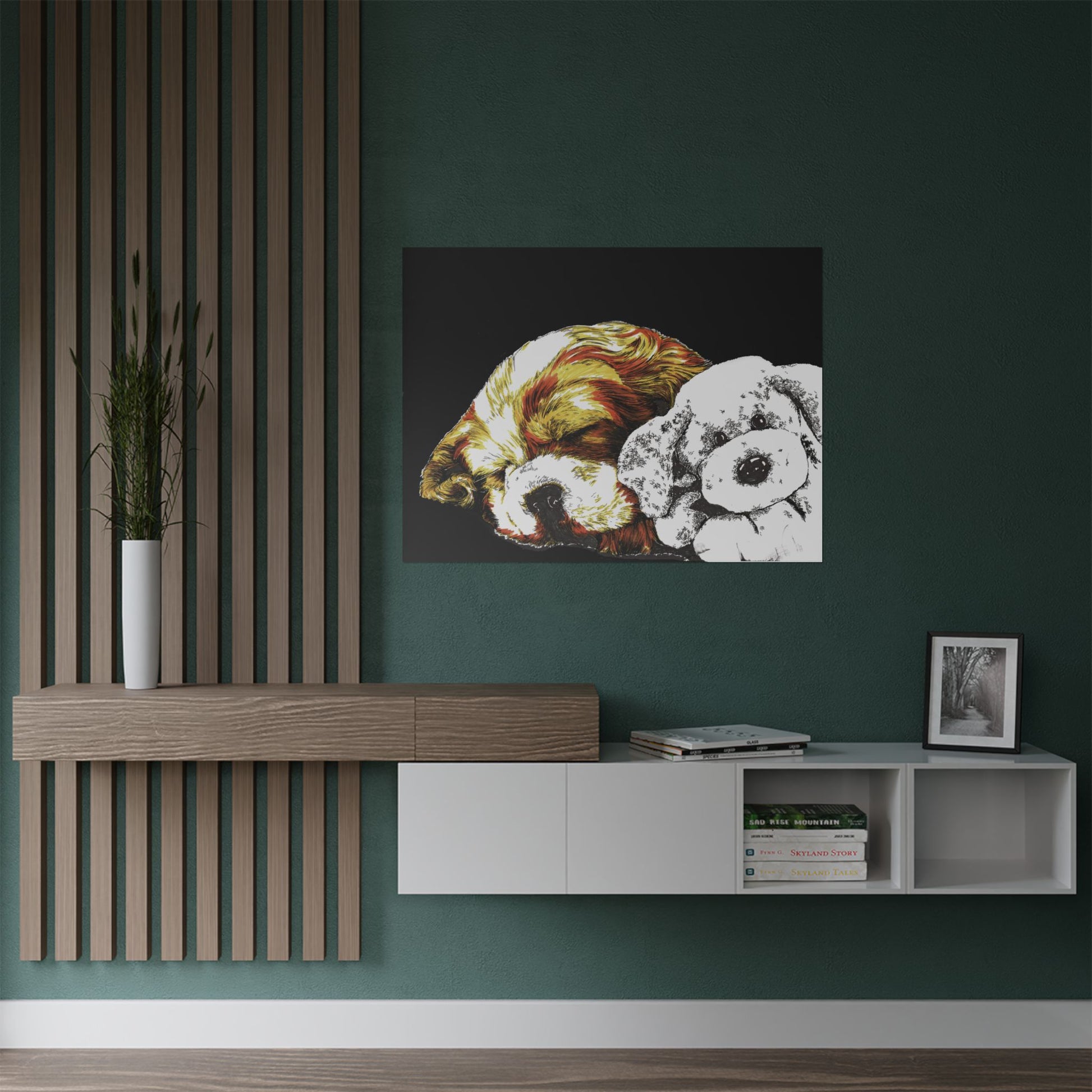 Cocker Spaniel Satin Poster - Heartwarming Dog Design