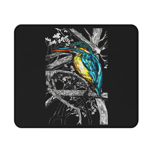 Vibrant Kingfisher Non-Slip Gaming Mouse Pad - Perfect for Gamers