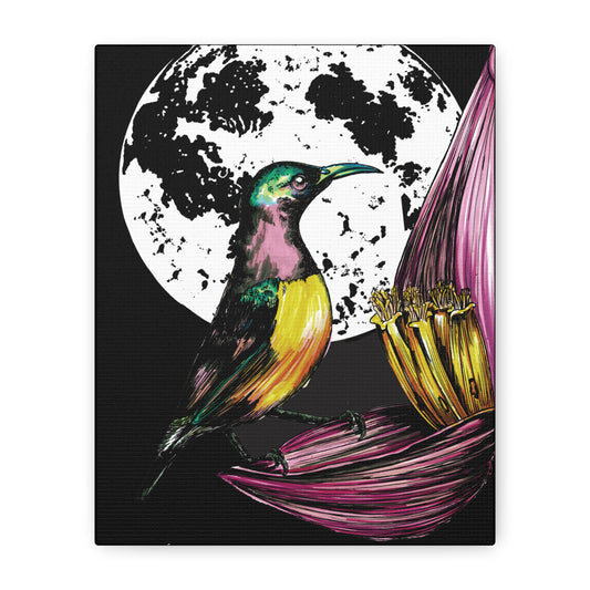 Hummingbird Wall Art Print of the Original, hand drawn