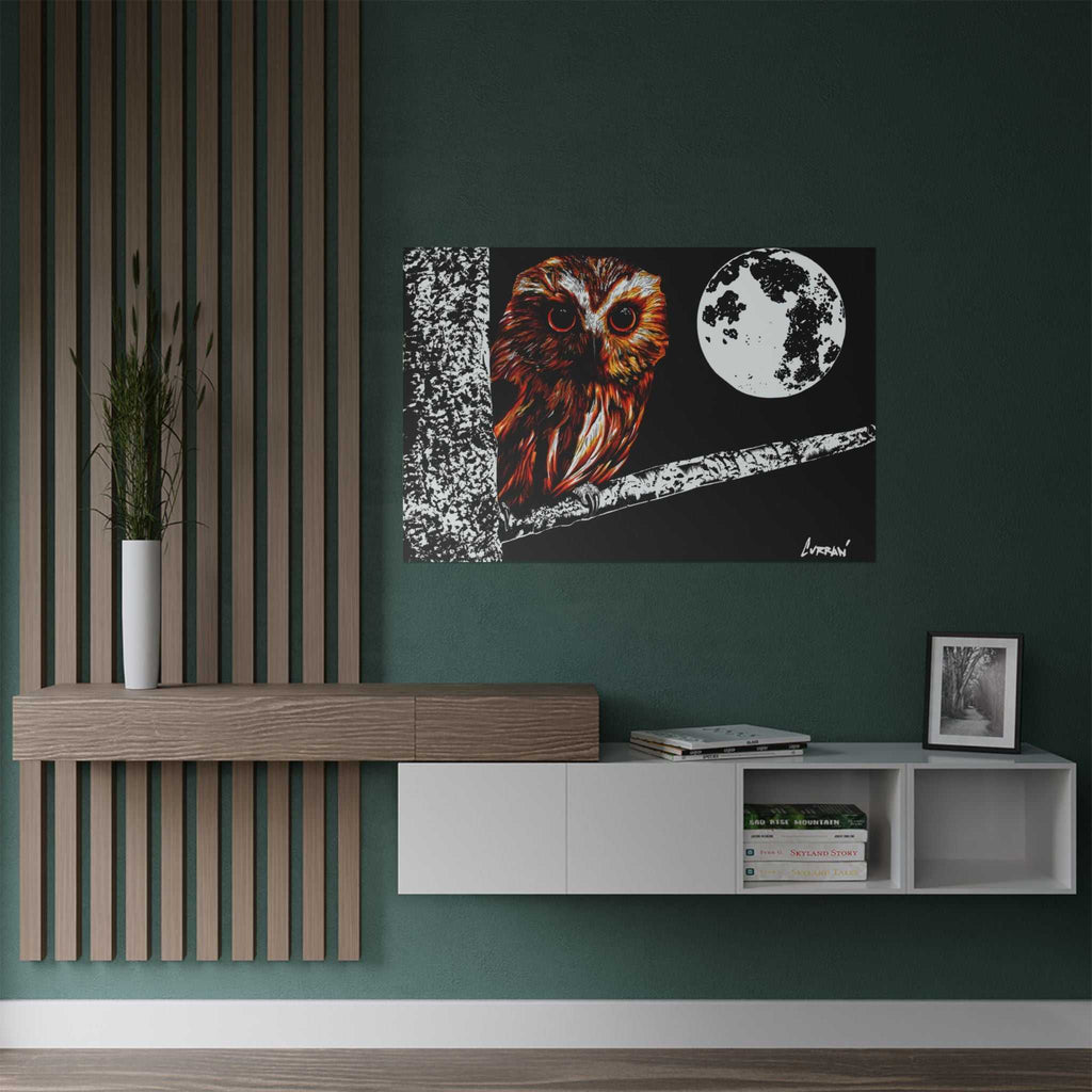 Owl Satin Poster | 300gsm Wall Art for Nature Lovers