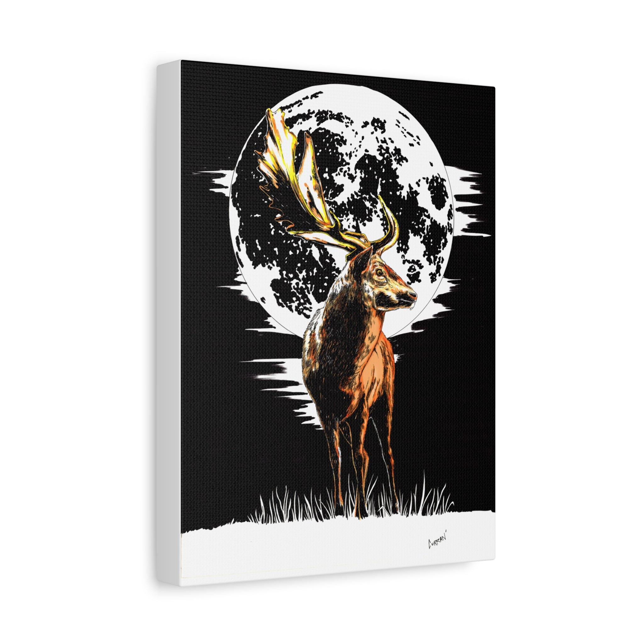Deer Wall Art, Deer Print, Wildlife Art, Rustic Wall Decor