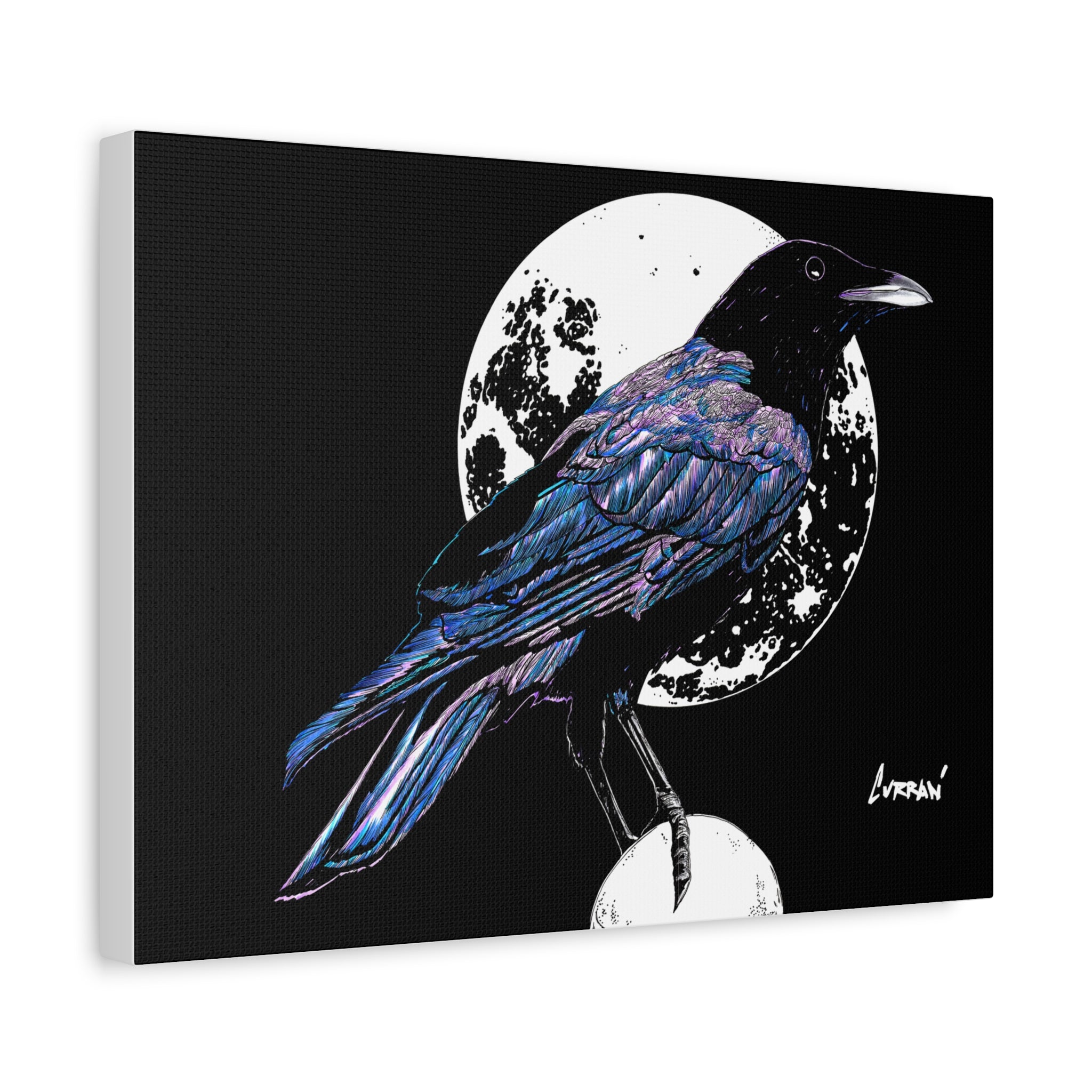 Crow Art – Original Hand-Drawn Unique, Detailed Illustration
