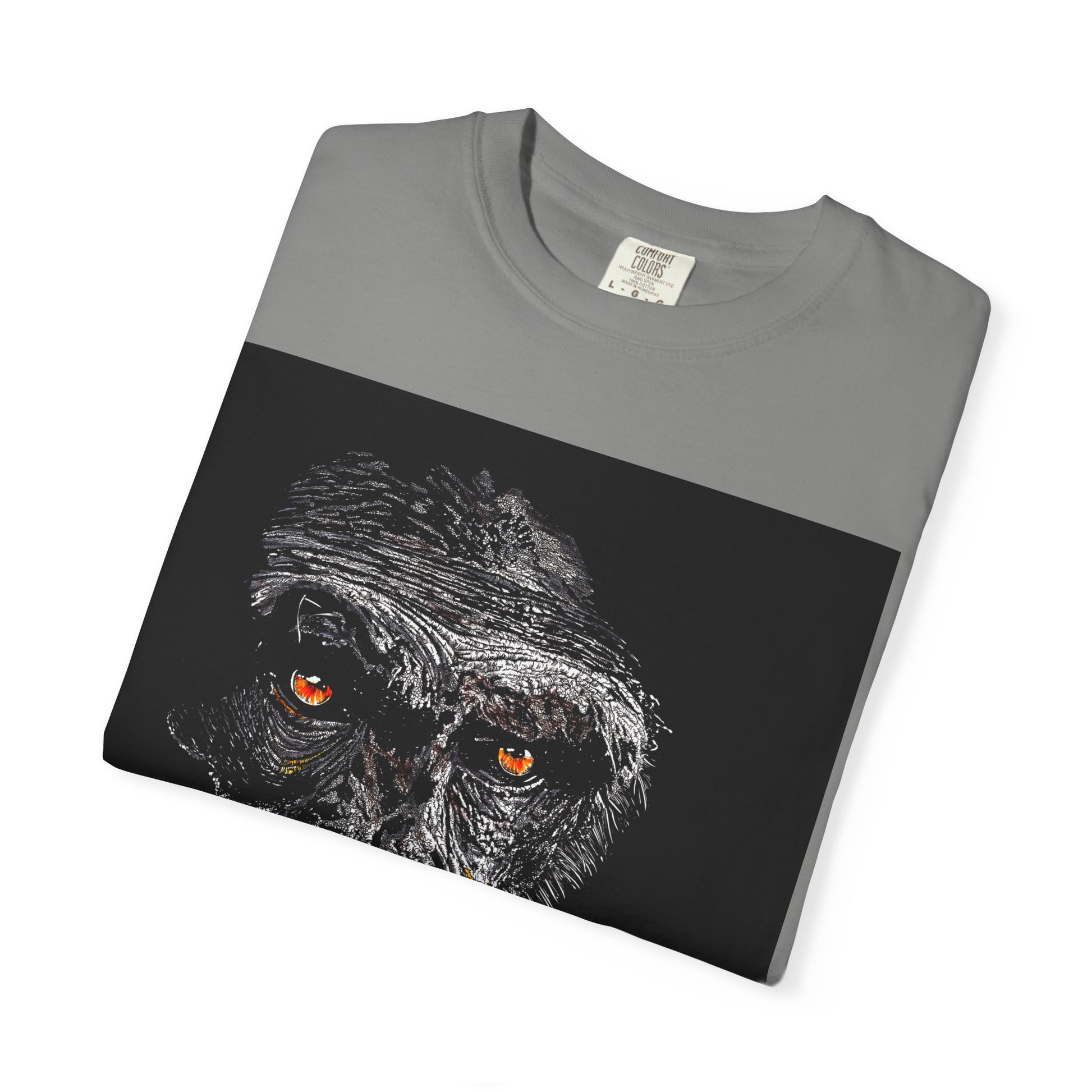 Gorilla Garment-Dyed Art T-Shirt | Unique Unisex Graphic Tee