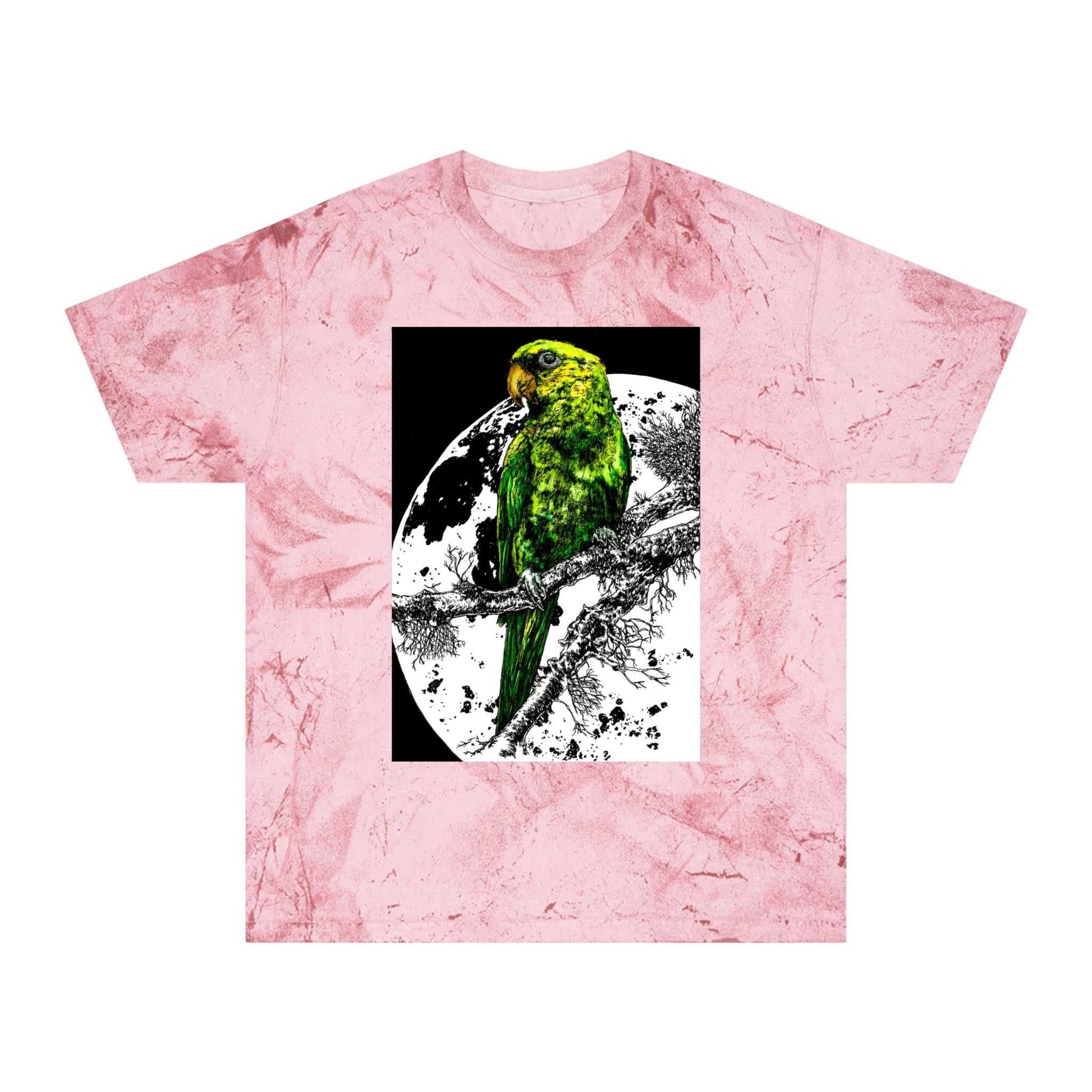 Parrot Color Blast Unisex T-Shirt - Vibrant Bird Art Tee