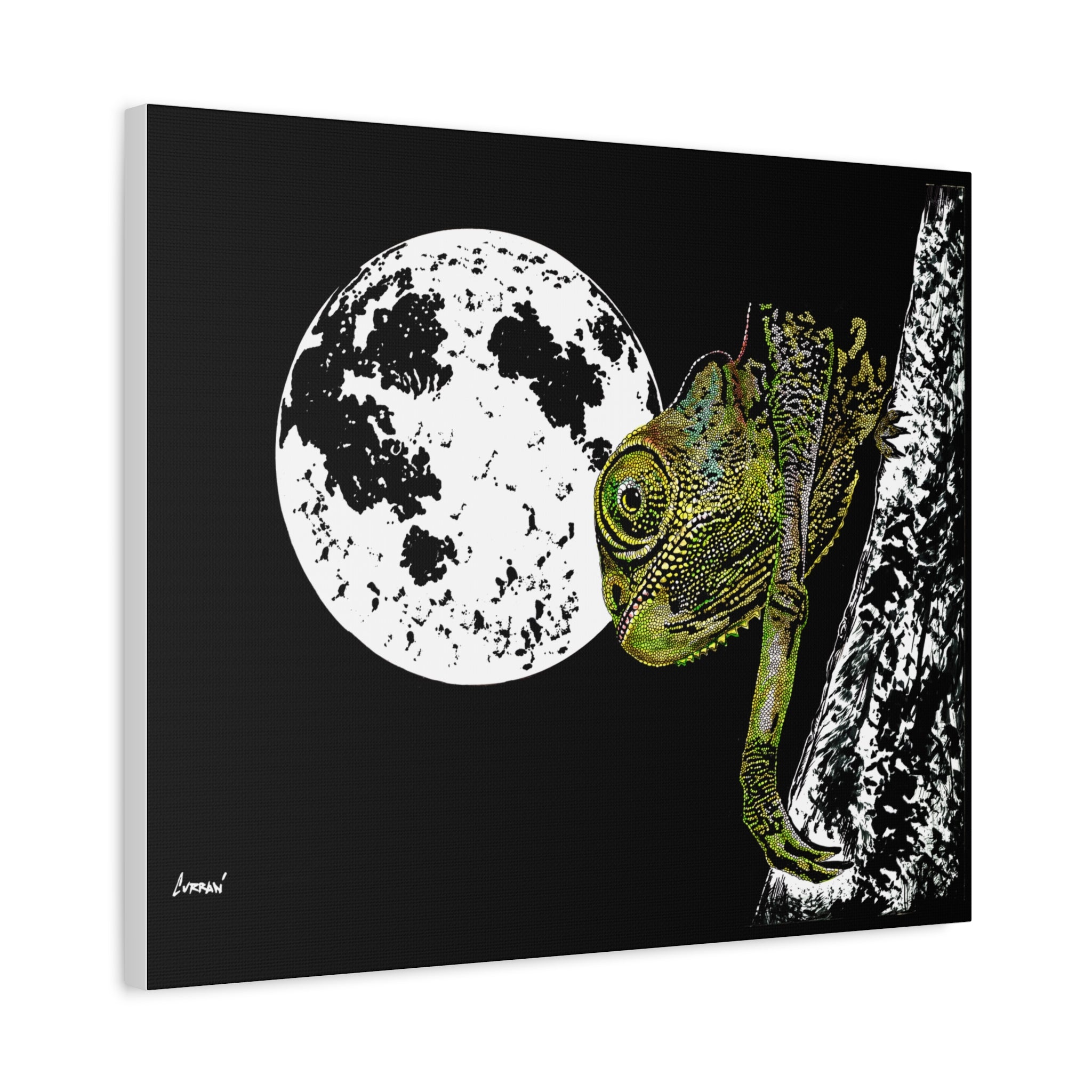 Chameleon Print of the Original, hand drawn wall art