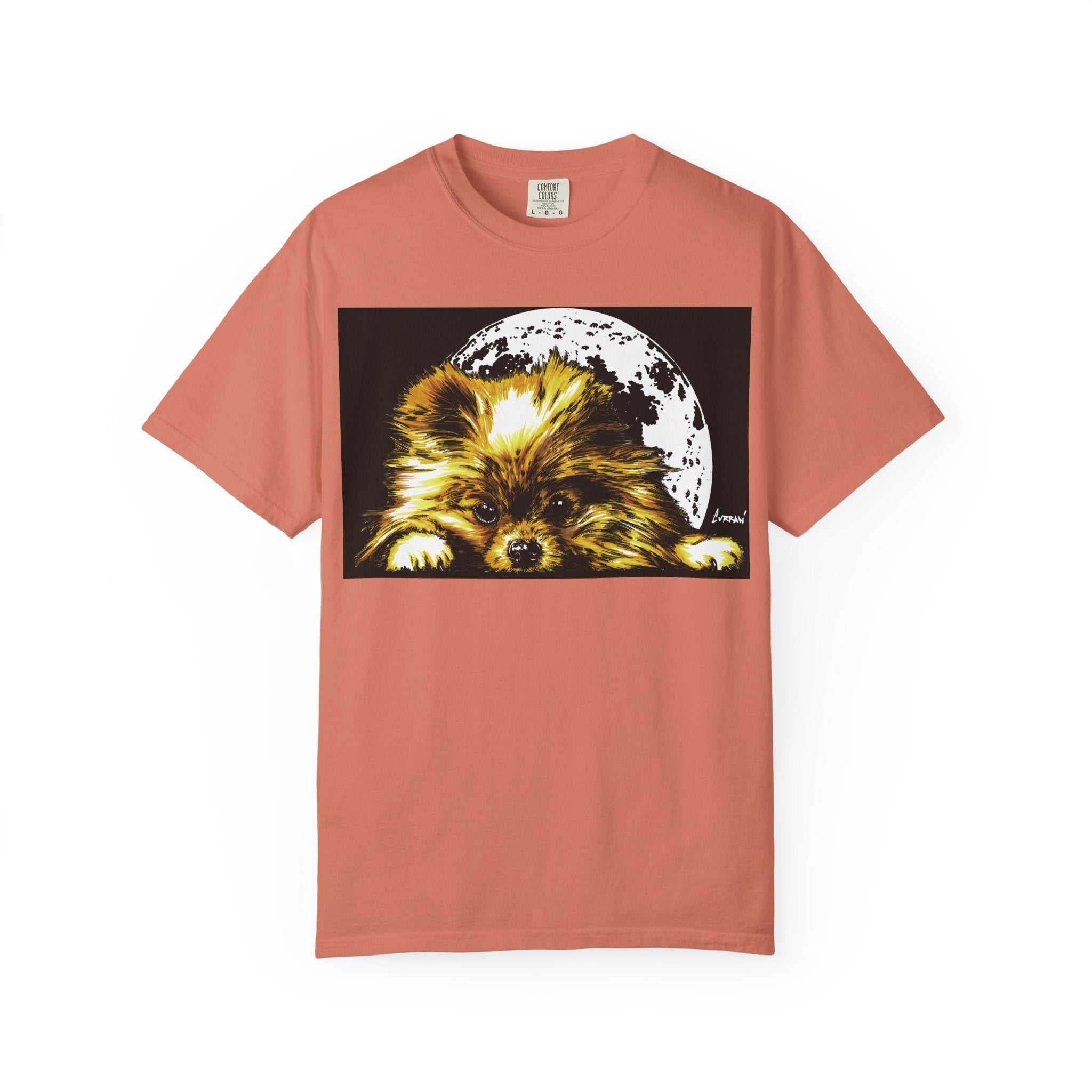 Pomeranian Unisex T-shirt - Hand Painted Art Design